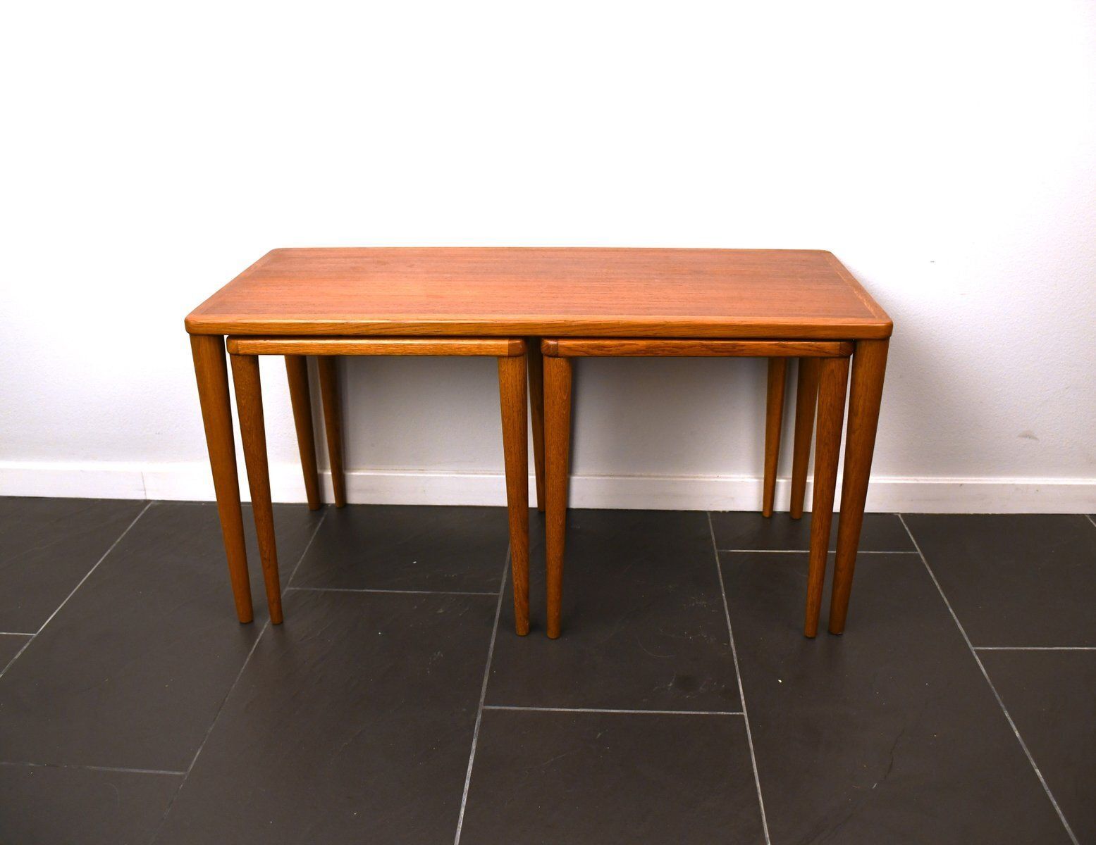 Swedish Modern Cubus Nesting Tables In Teak By Yngve Ekström For Källemo Ab, 1950s, Set Of 3 photo furniture