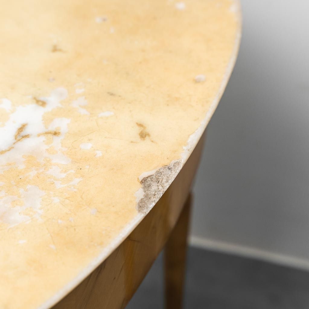 photo for sale Pair Of Bedside Tables With Marble Top, 1950s Vintage, Modern Antiques