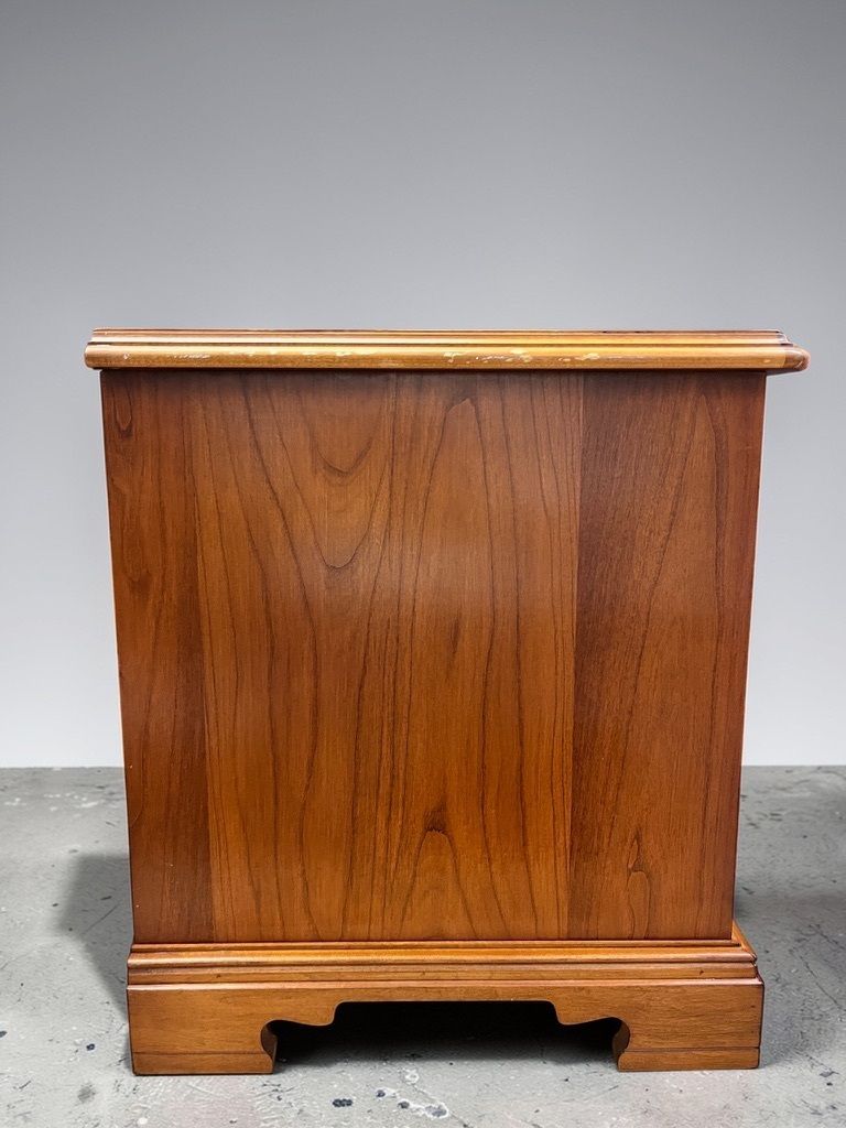 Mid Century Teak Bedside Cabinet Younger Furniture H52cm W46cm 1970s Solid Wood photo vinterior