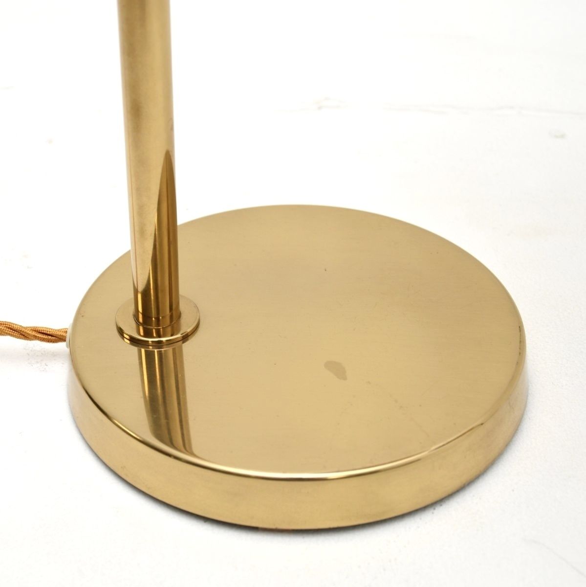 Pair Of Vintage Swedish Brass And Glass Table Lamps By Bergboms photo 1885.0