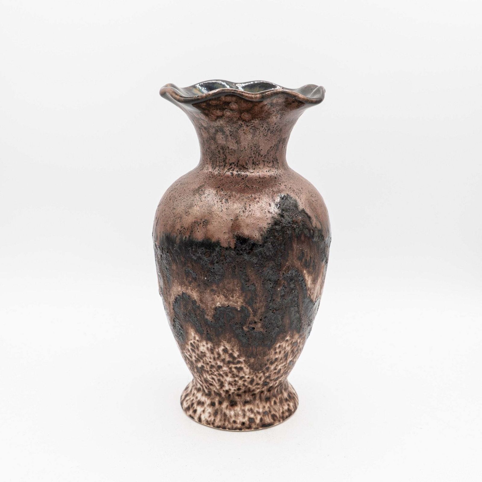Stunning Mid Century Vase In Metallic Brown By Dümler & Breiden (1194/26), 1960s photo Home Decor