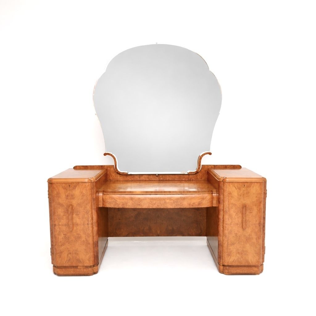 Art Deco Burr Walnut Dressing Table photo furniture