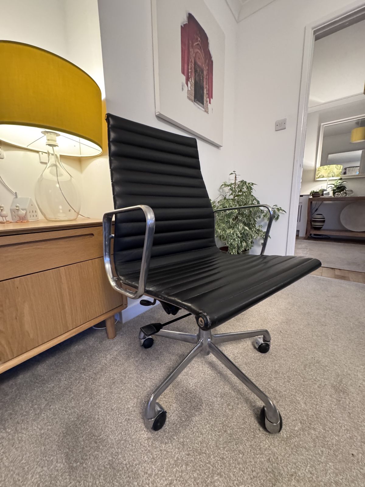 Genuine Vintage Eames Ea119 Office Chair By Icf photo buy