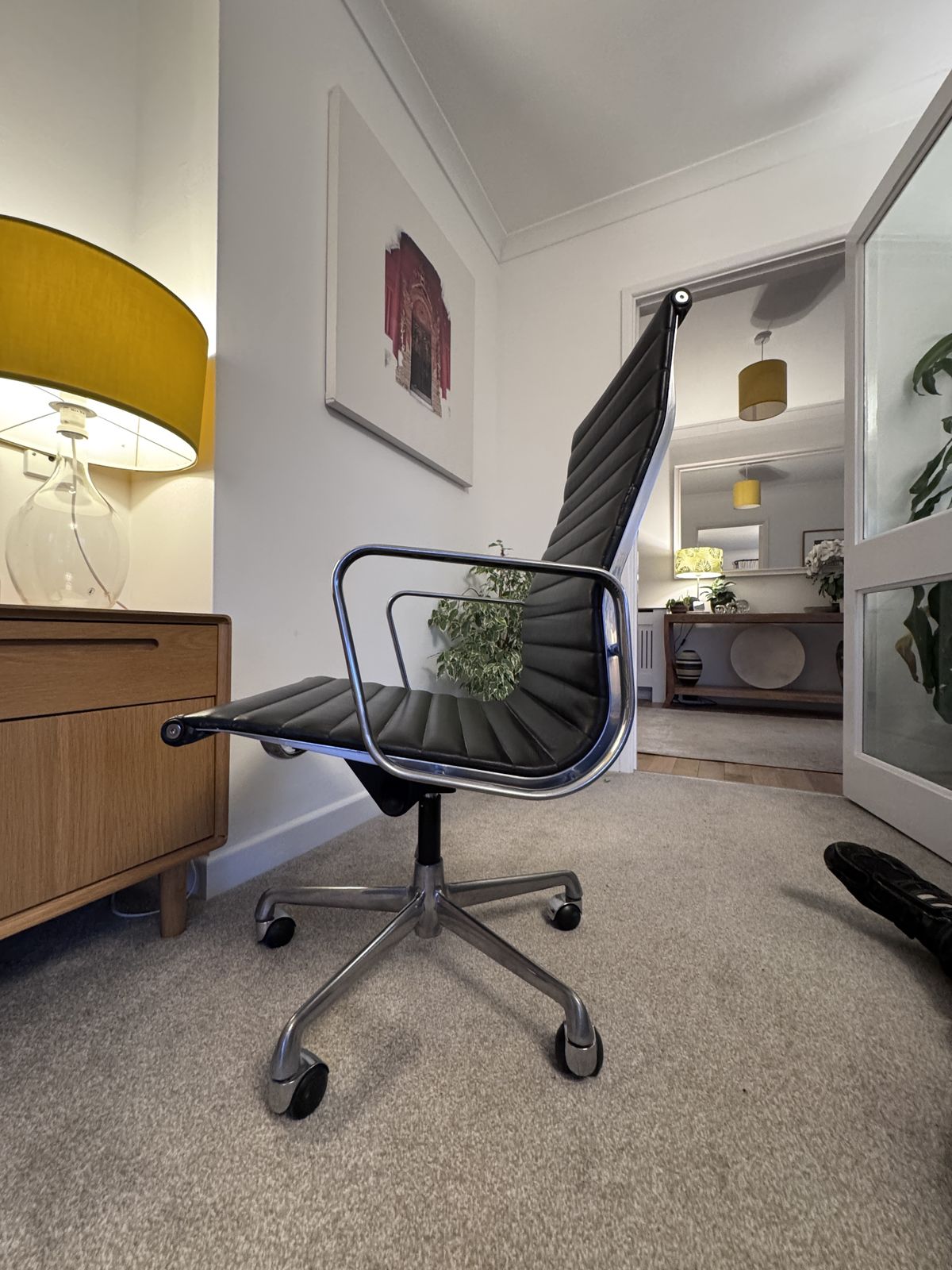 photo furniture Genuine Vintage Eames Ea119 Office Chair By Icf