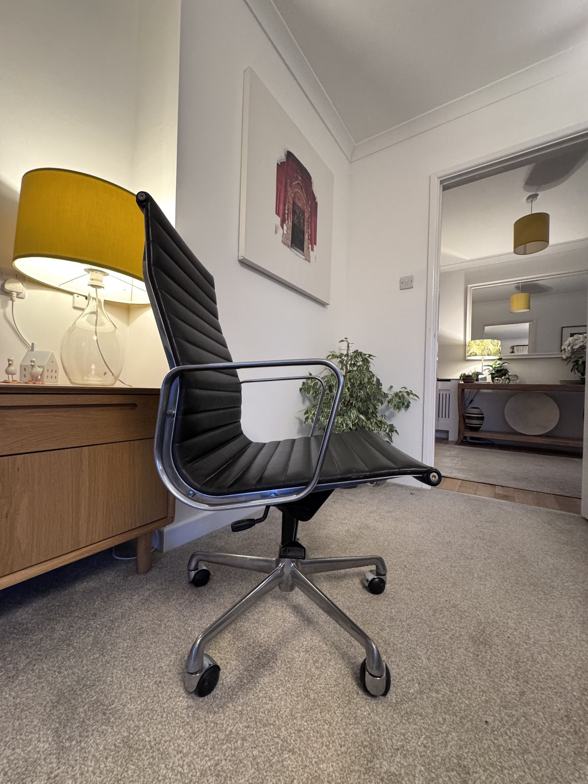 Genuine Vintage Eames Ea119 Office Chair By Icf photo 795.0