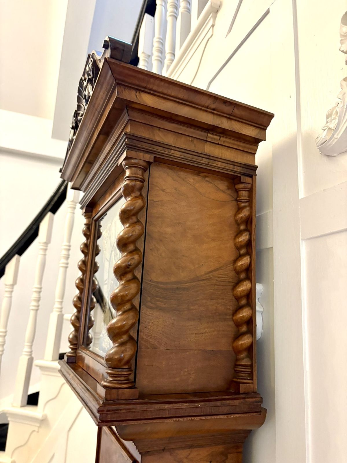 Antique 17th Century English Burr Walnut Longcase Clock By Edin Burgis Of London photo for sale