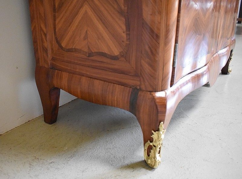 5331.28 Secretary Louis XV Marquetry Rosewood 19th photo