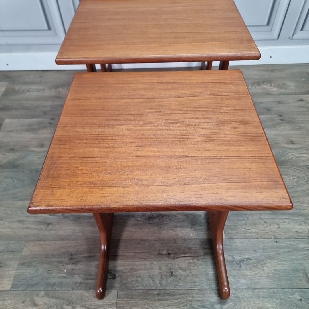 photo for sale Vintage Nest Of Tables Three G Plan Fresco Side Teak Ib Kofod Larsen ? Retro