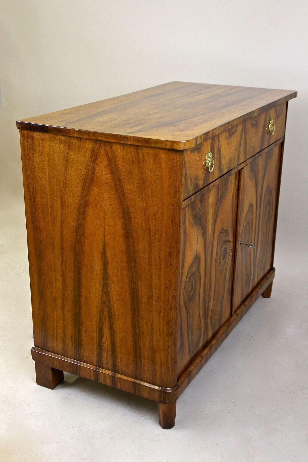 photo vintage 19th Century Biedermeier Walnut Commode/ Trumeau/ Dresser   Austria Circa 1840