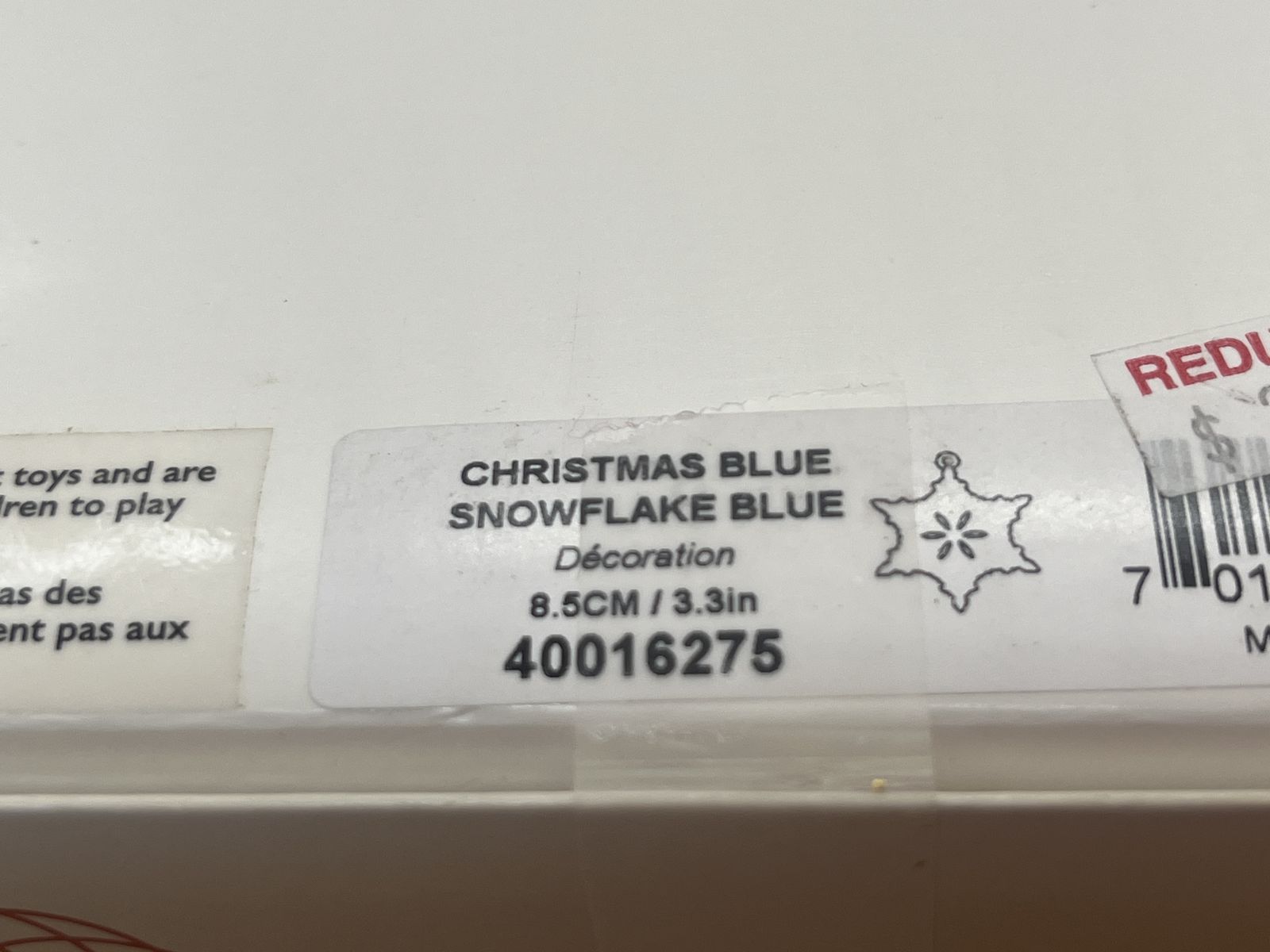 Wedgwood Pottery Blue Jasperware Christmas Snowflake Tree Hanging Ornament In Original Box. photo for sale