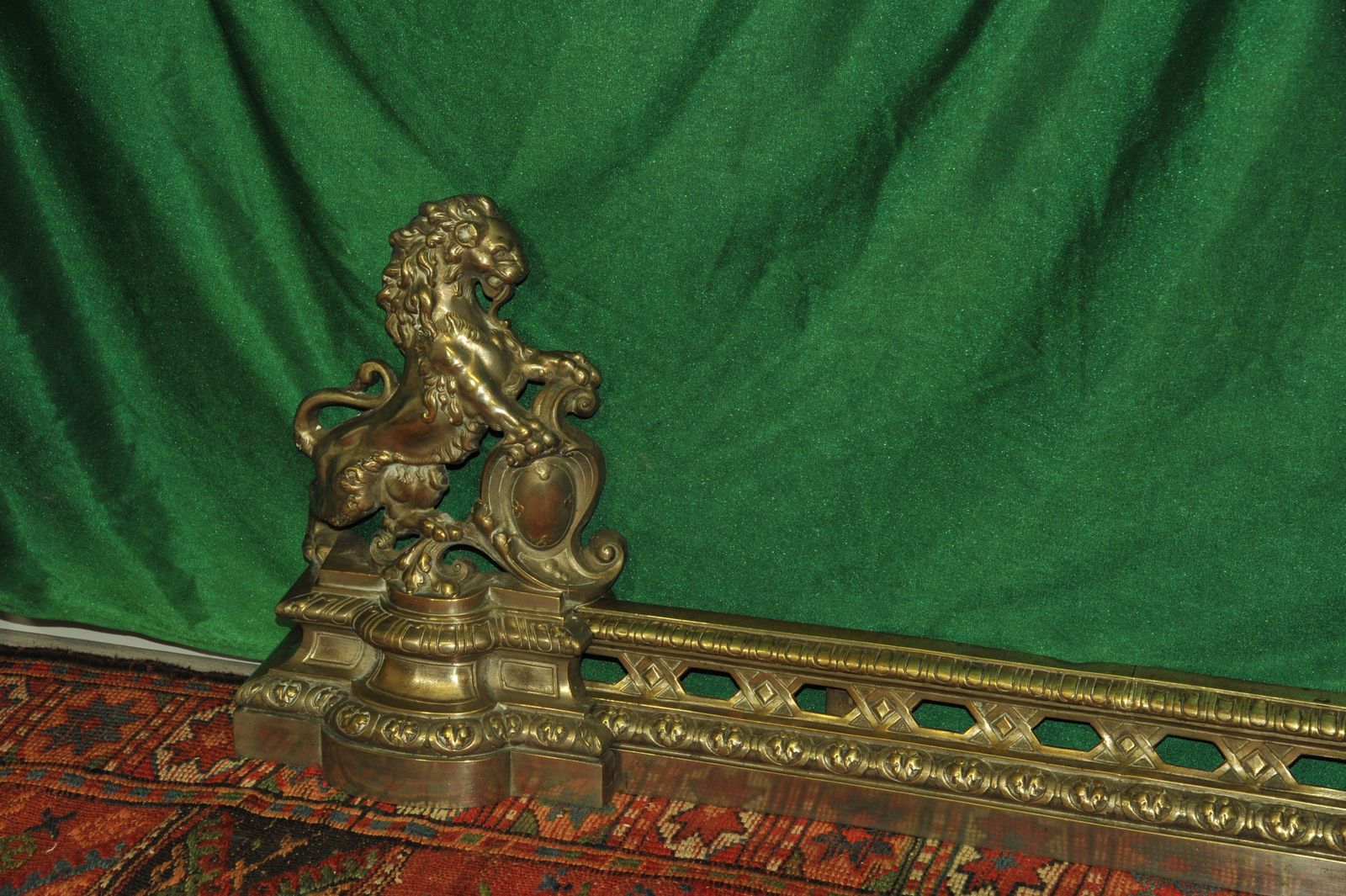 An Antique French Louis XV Style Fireplace Fender photo 795.0