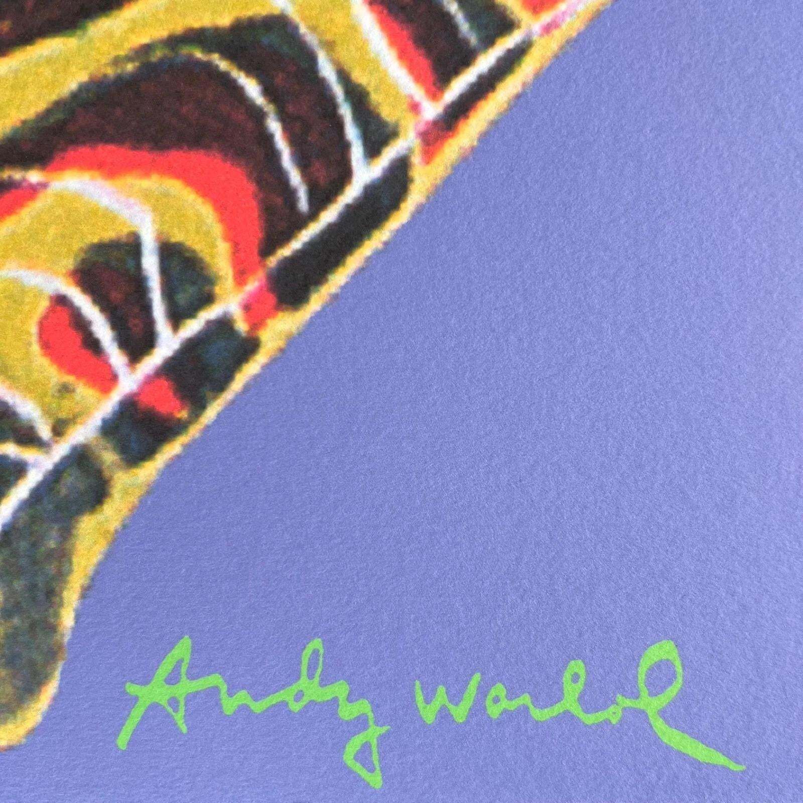 1986 Carnegie Museum Of Art After Andy Warhol "Authentic Cmoa" Lithograph Reproduction photo vintage