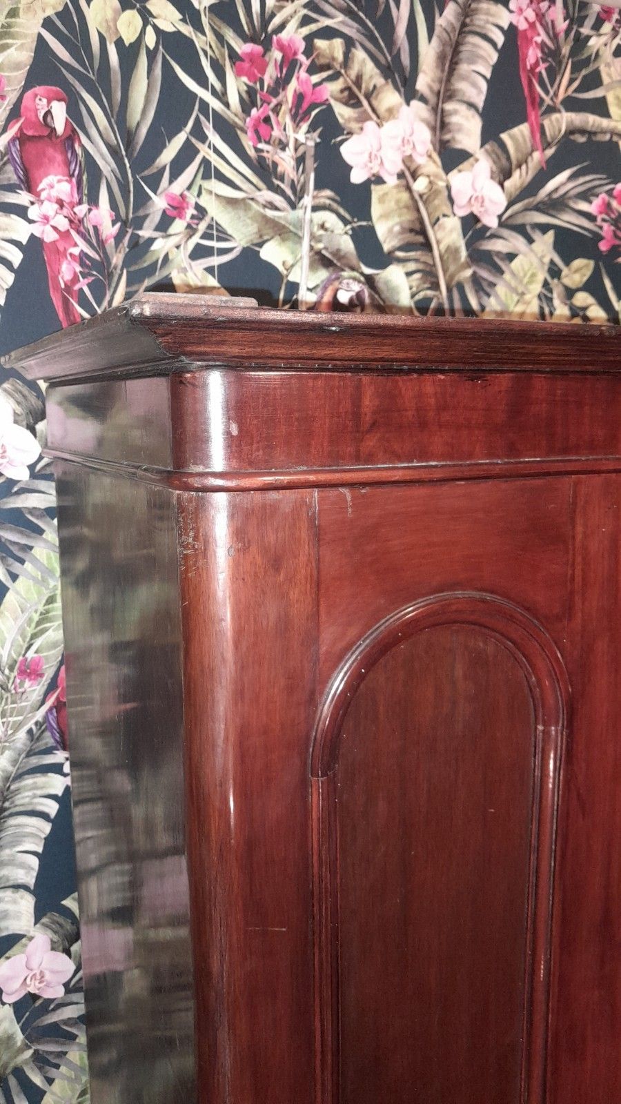 Superb Victorian Tall Bookcase With 1 Glazed Door And 4 Internal Shelves photo buy