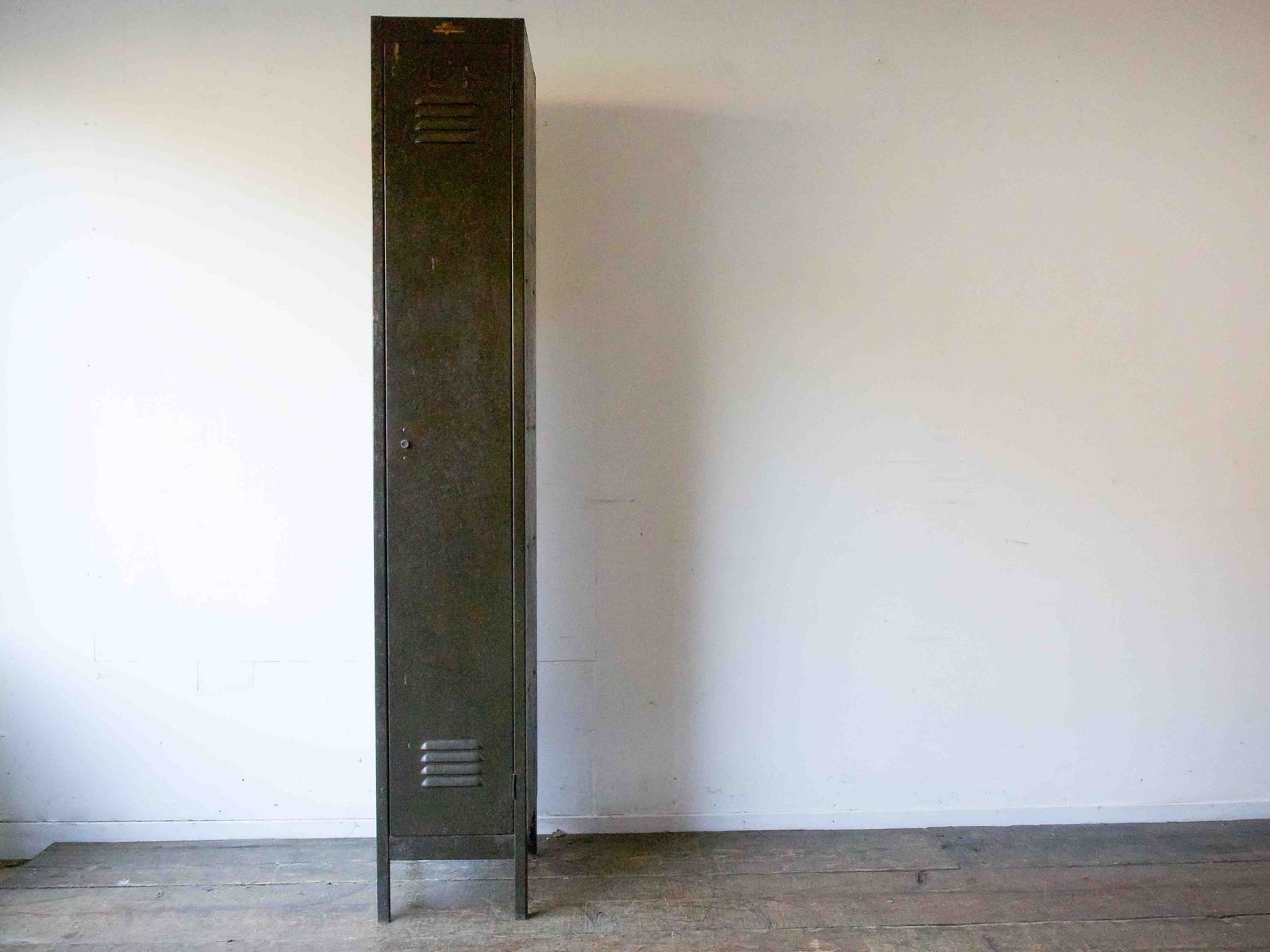 Metal Locker, 1930s, Industrial photo furniture