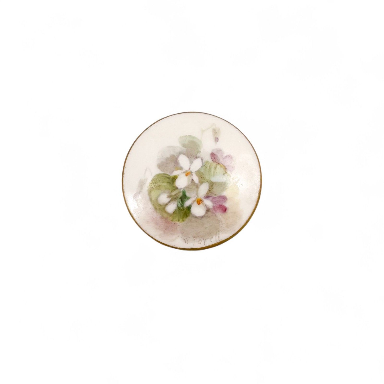 photo furniture Antique Royal Worcester Hand Painted Porcelain Pill Boxes Pair 1899, 1915