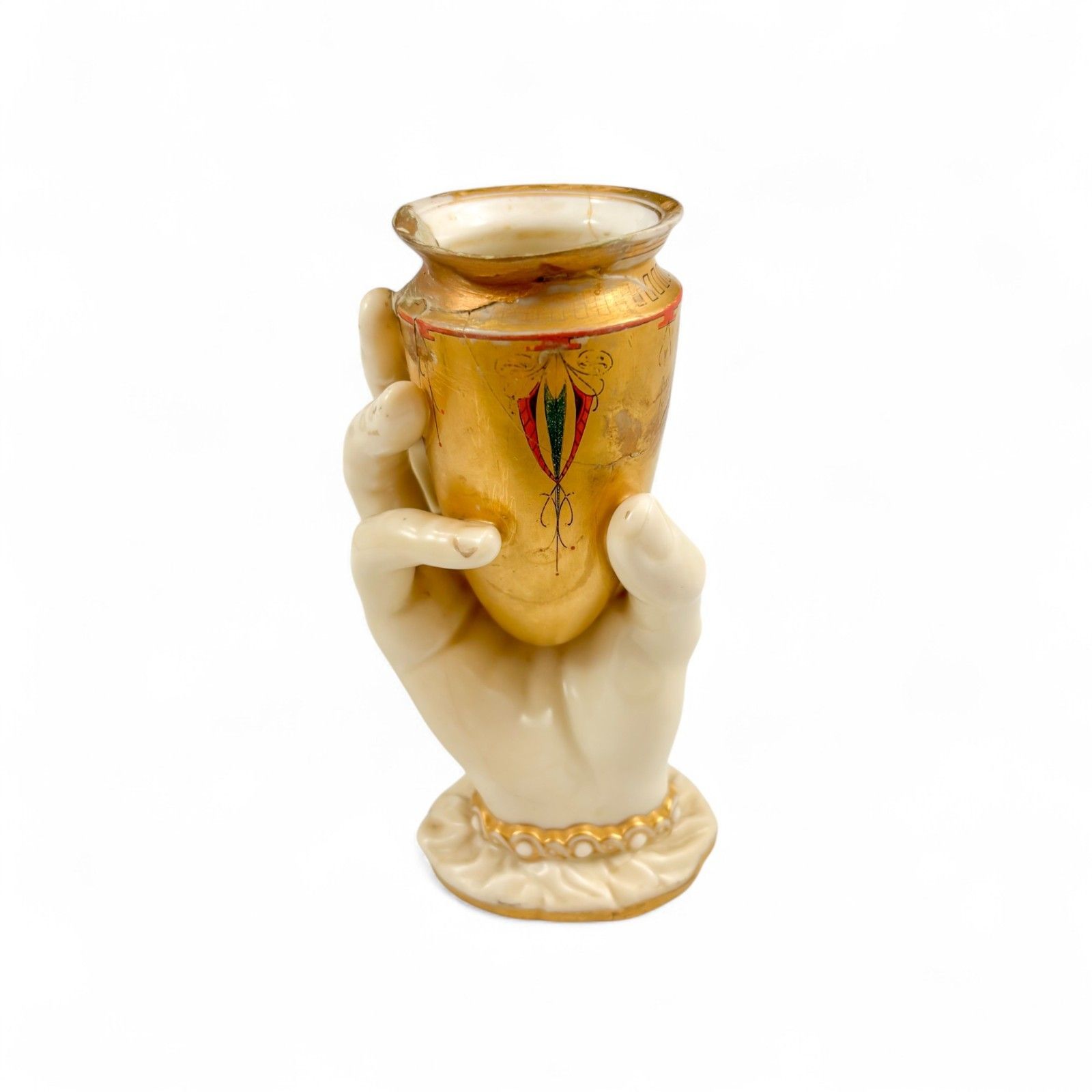 Rare Antique Early Victorian Royal Worcester Mrs Hadley’s Hand Figurine 1865 photo furniture