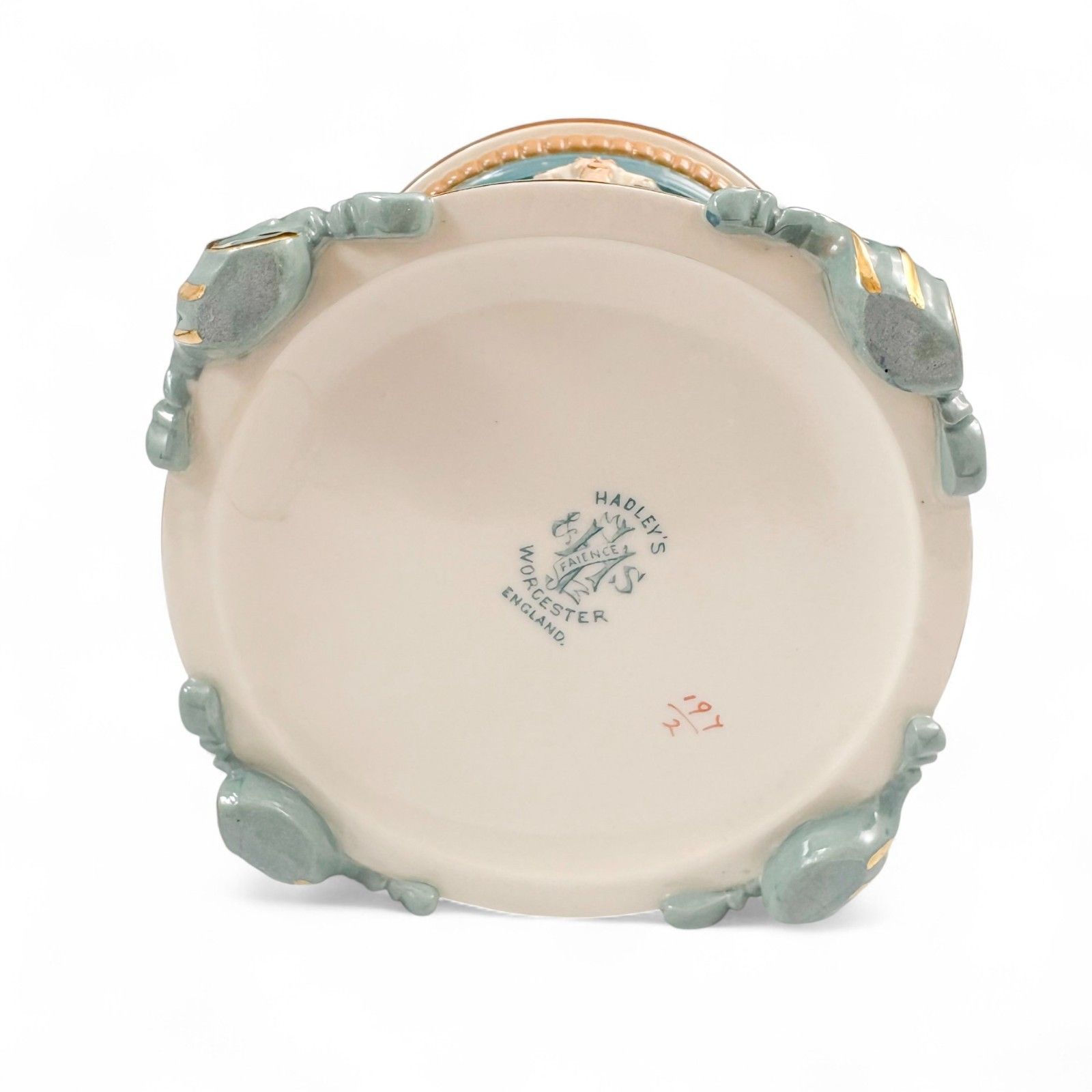 Hadley Royal Worcester Faience Porcelain Jardiniere Art Nouveau Cachepot 1890s photo vinterior