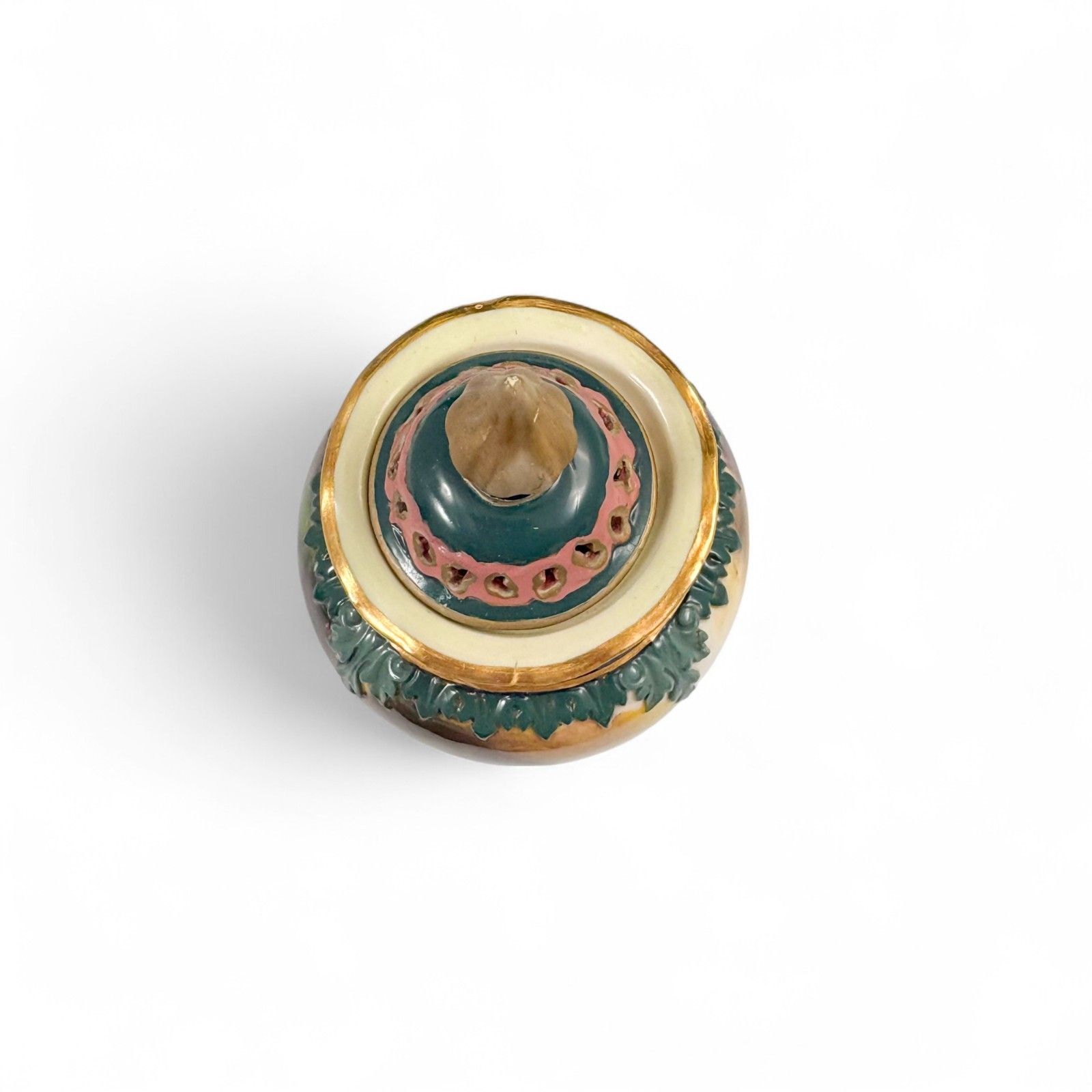 Antique Art Nouveau Royal Worcester Porcelain Pot Pourri Vase 1902 Model 277 photo vinterior