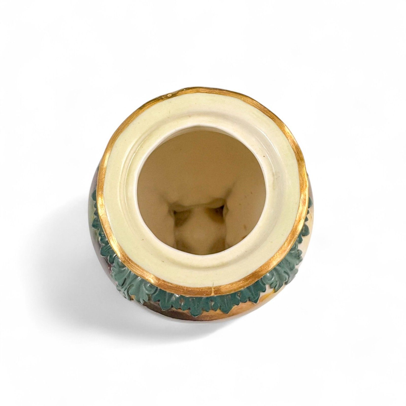 photo for sale Antique Art Nouveau Royal Worcester Porcelain Pot Pourri Vase 1902 Model 277