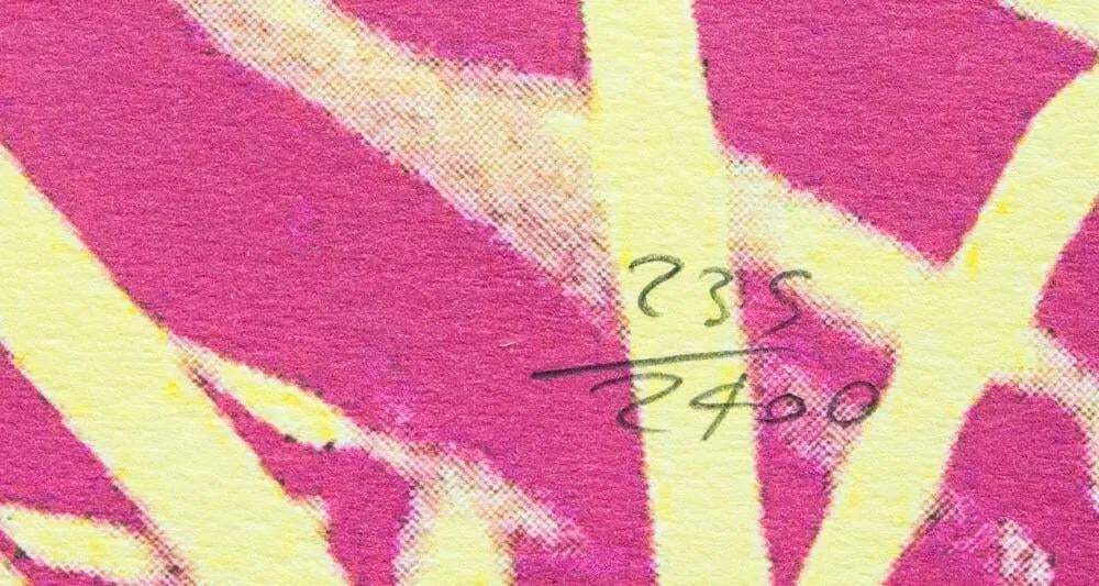 1986 Carnegie Museum Of Art After Andy Warhol "Butterfly" Lithograph photo for sale