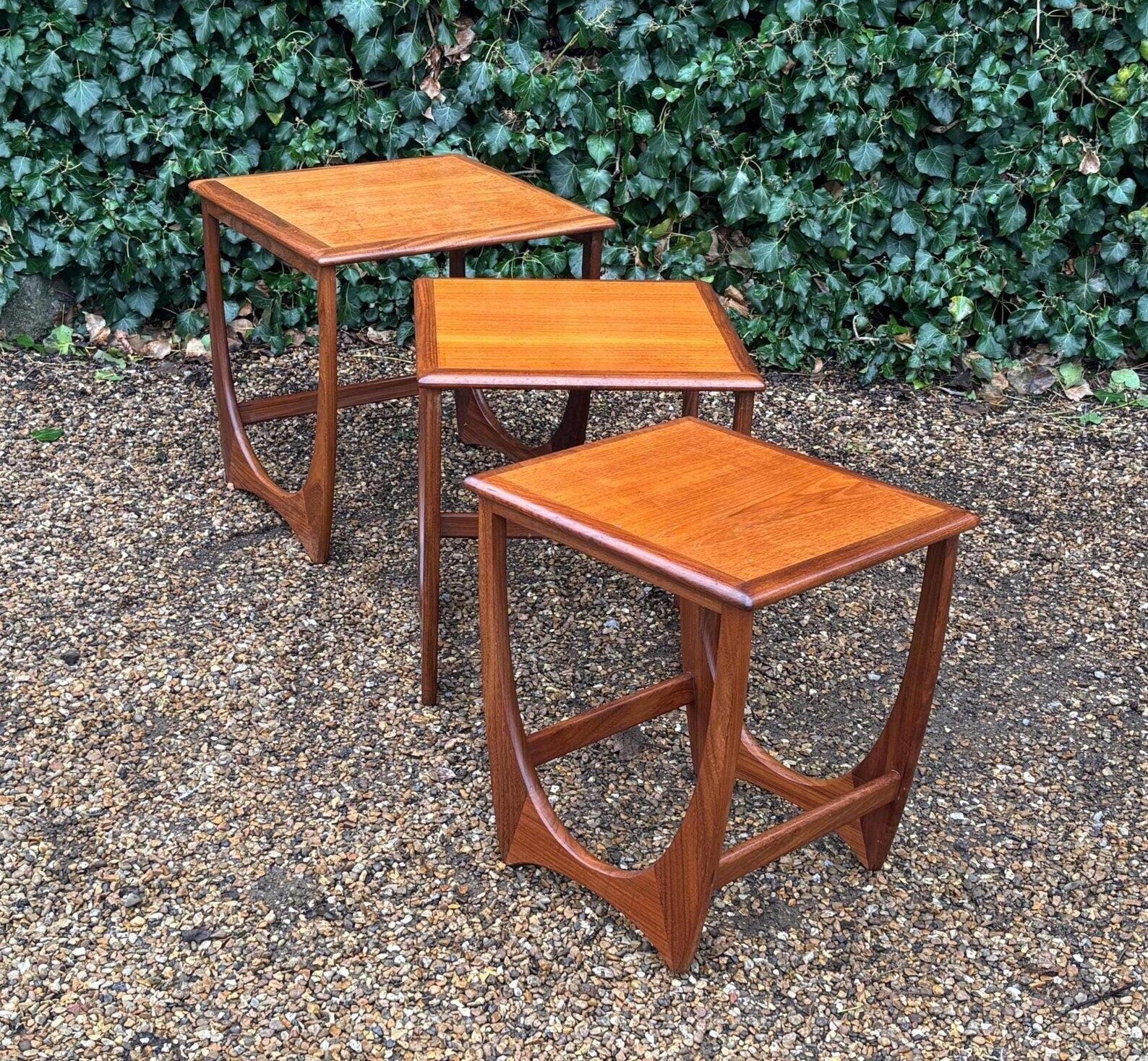 Vintage 1960’s G Plan Astro Teak Nest Of Tables photo for sale