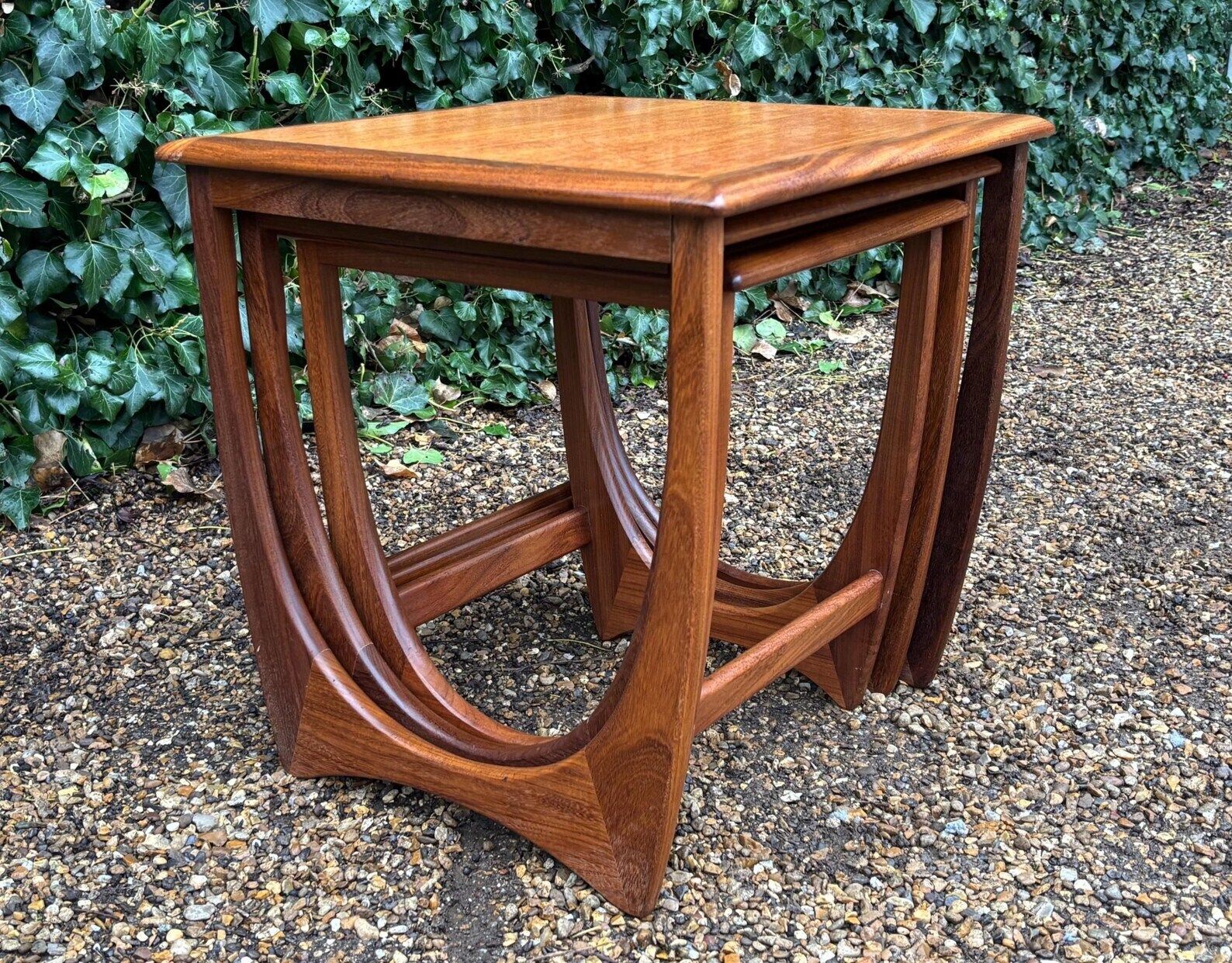 Furniture Vintage 1960’s G Plan Astro Teak Nest Of Tables photo