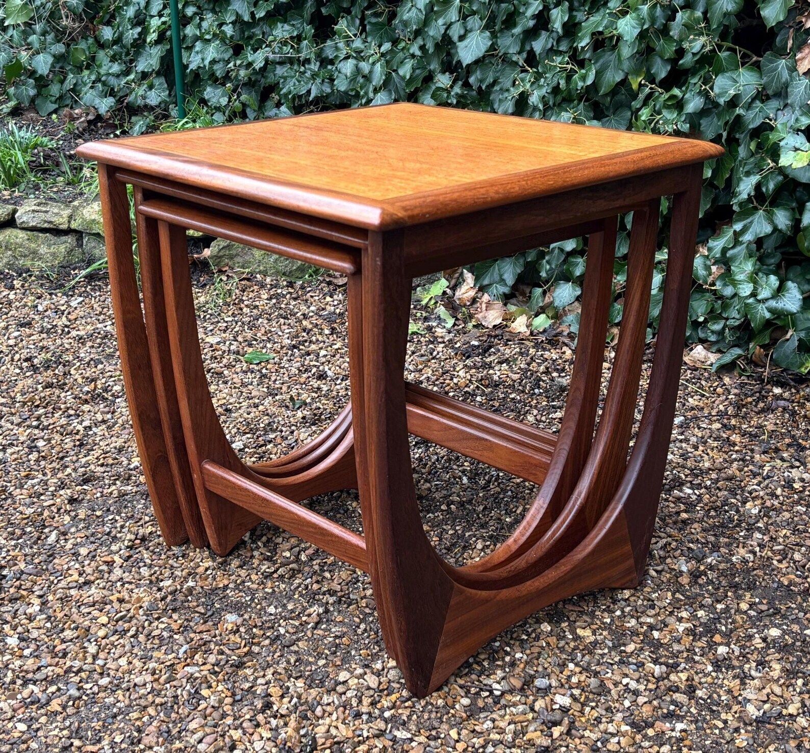 300.0 Vintage 1960’s G Plan Astro Teak Nest Of Tables photo