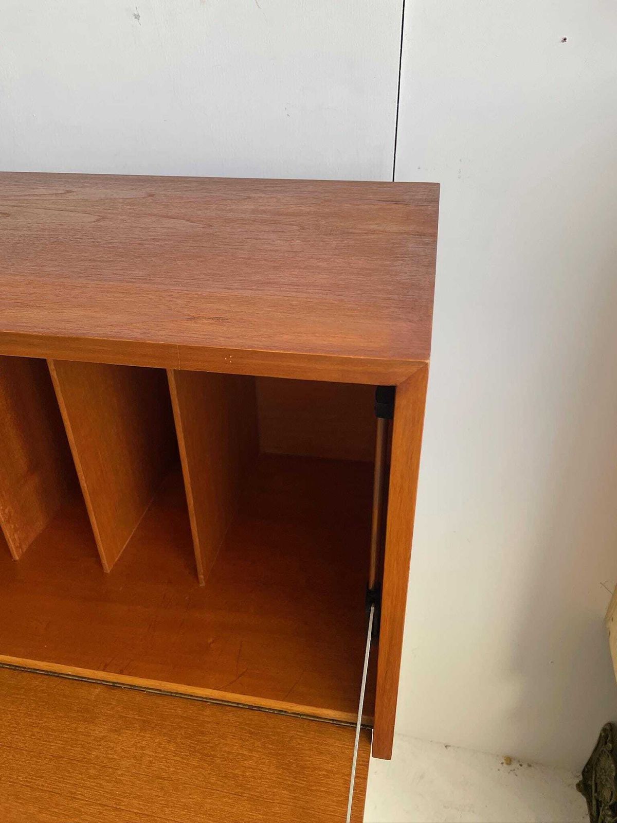 89cm Vinyl Lp White Ladderax Large Record Storage Cabinet 2 Bars (13a) photo vinterior
