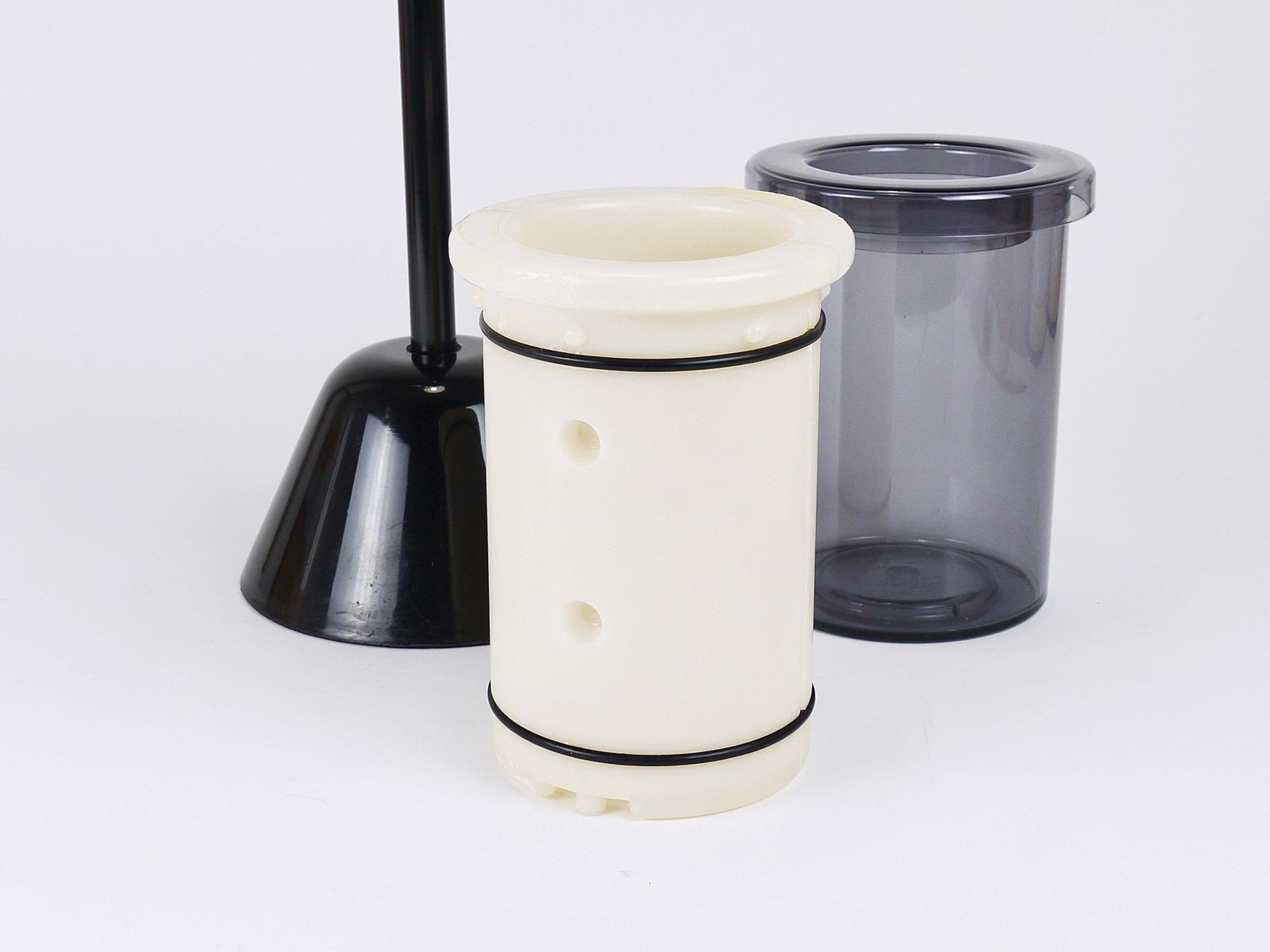 photo vintage Achille Castiglioni Zanotta Servino Wine Bottle Cooler, Ice Bucket, Italy, 1987