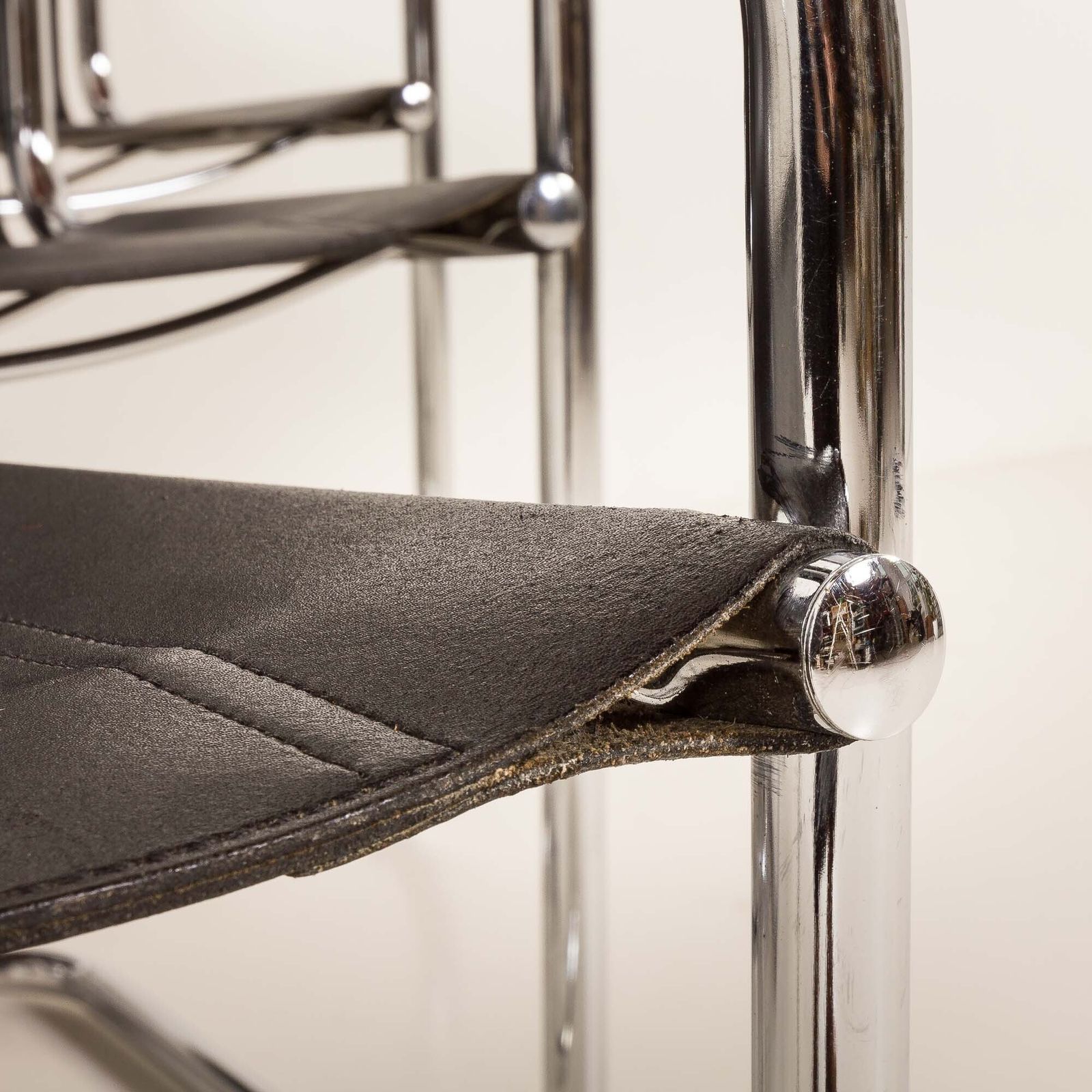 photo for sale Bauhaus Style Italian Chairs Attr. To Matteograssi, Set Of 8, 1970s