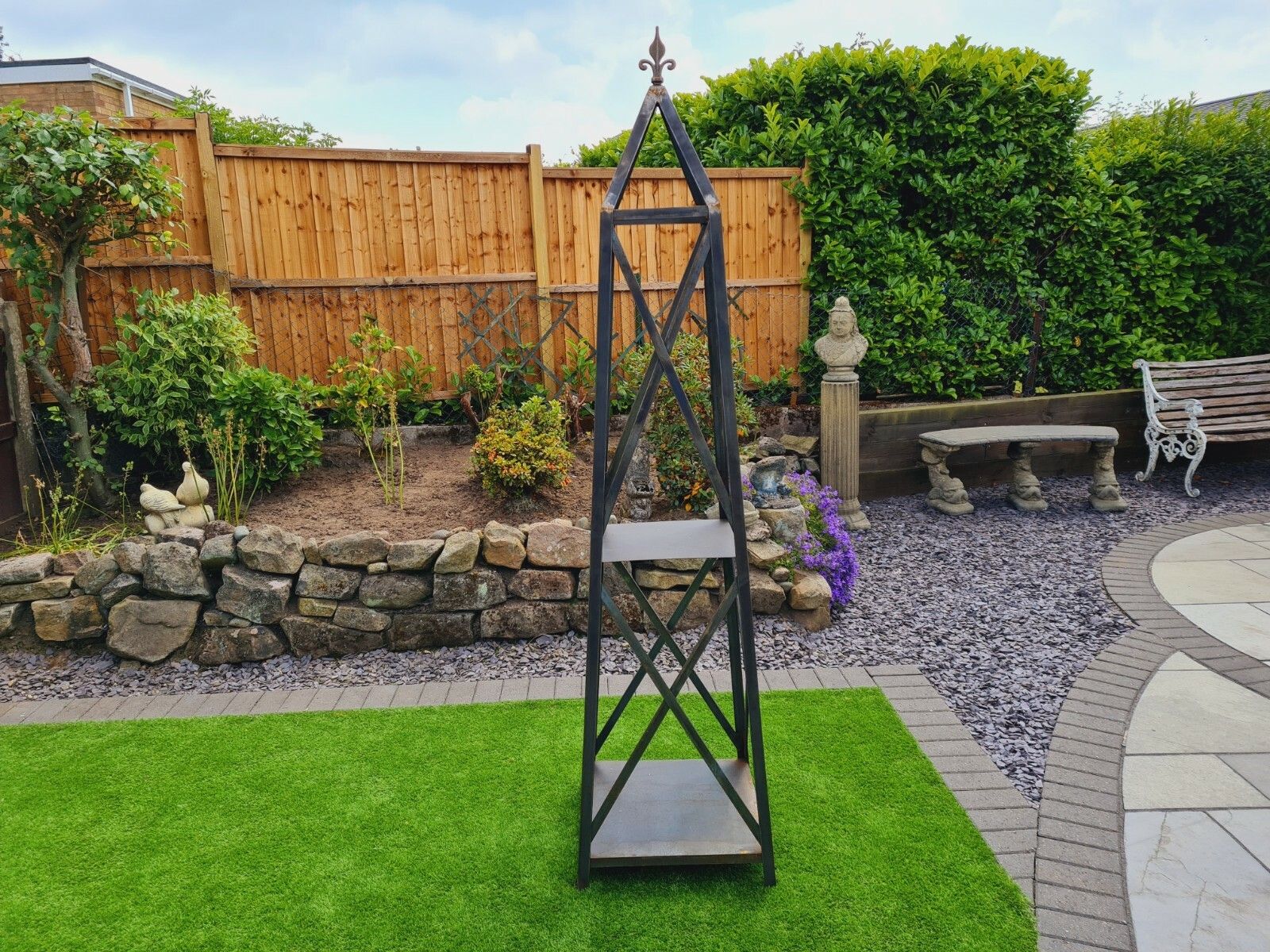 Obliesk Plant Climb Sculpture Blacksmith Made England Delivery Available 0247 photo furniture