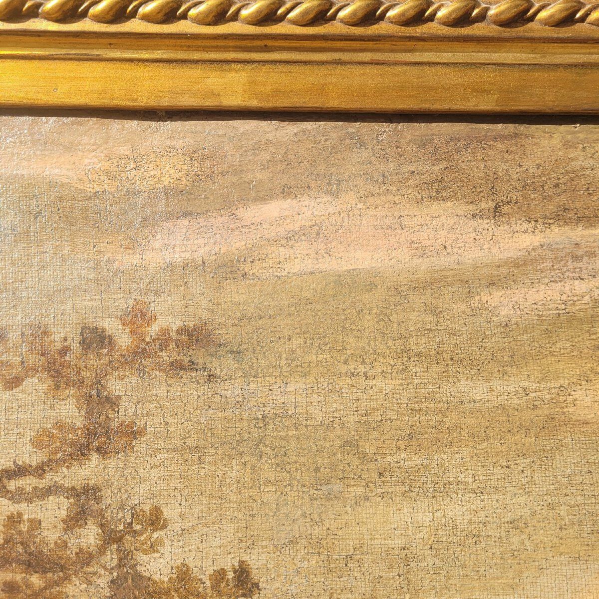 photo furniture Huge Painting, 193x243cm, Animated Landscape, 17th Century