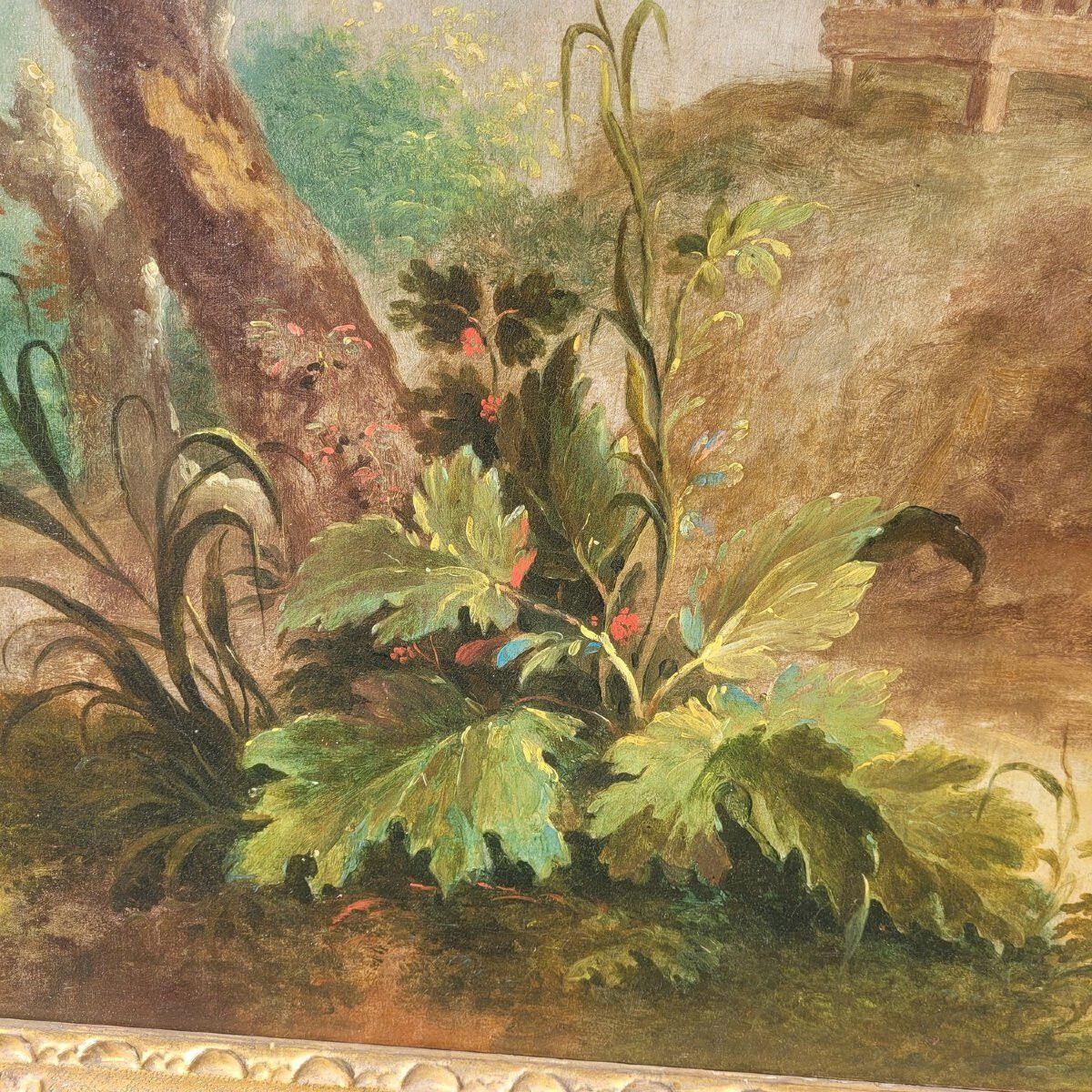 Oil On Canvas, 152 X 88 Cm, Putti Playing With Birds, Early 19th Century photo 2500.0