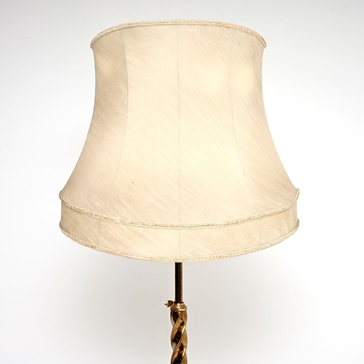 photo for sale Antique French Onyx And Brass Floor Lamp