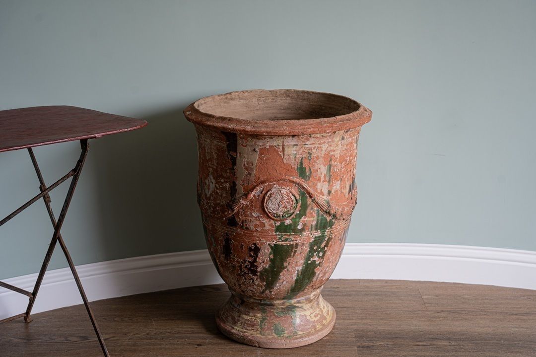 Antique French Anduze Vase, 1900s photo vinterior