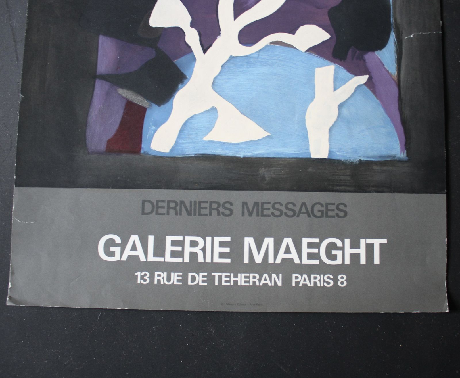 George Braque 1978 Vintage Lithograph Poster photo Art
