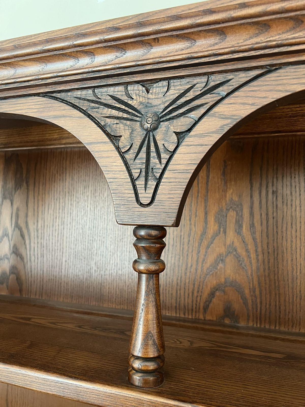 photo for sale Wood Bros Old Charm Sovereign Dresser Sideboard With A Tudor Brown Traditional Finish