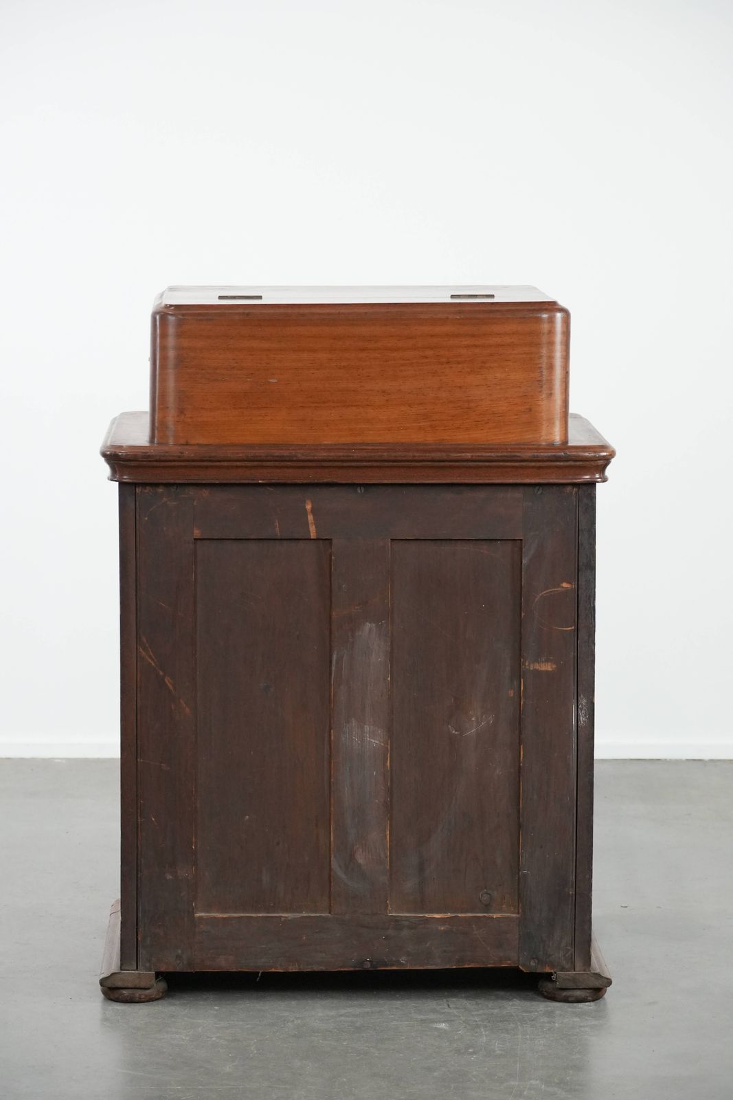 Antiek Staand Bureau/Balie/Engelse Schrijftafel Uit De 19e Eeuw photo vinterior