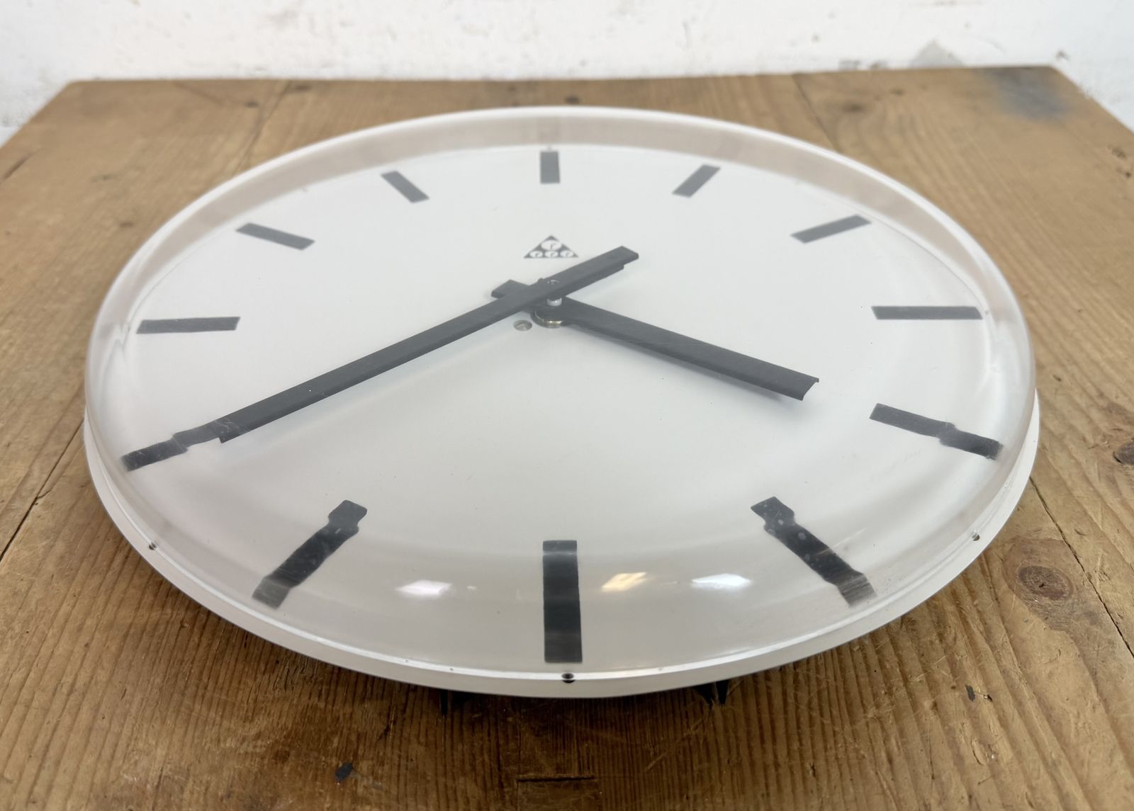 249.0 Vintage Office Wall Clock From Pragotron, 1980s photo