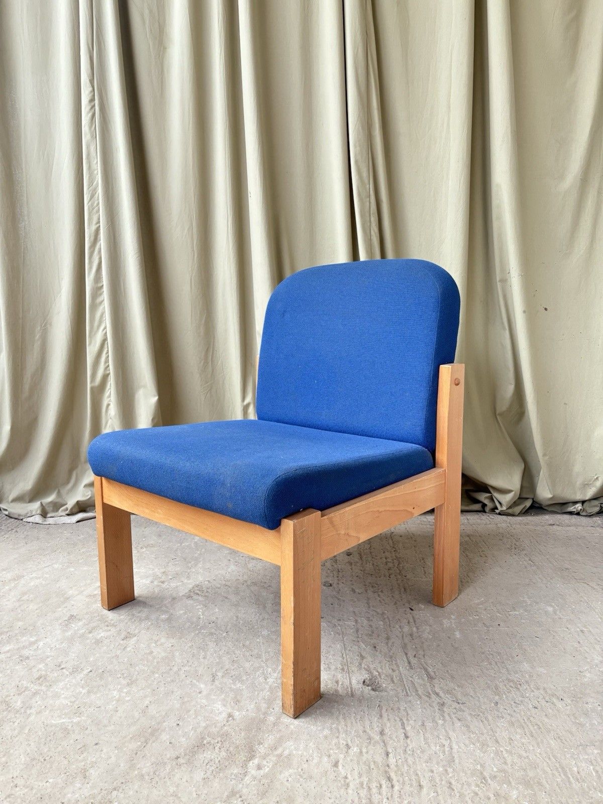 Vtg Late Mid Century Modernist Studio Lounge Chair Scandi Retro Modernist R1073 photo furniture