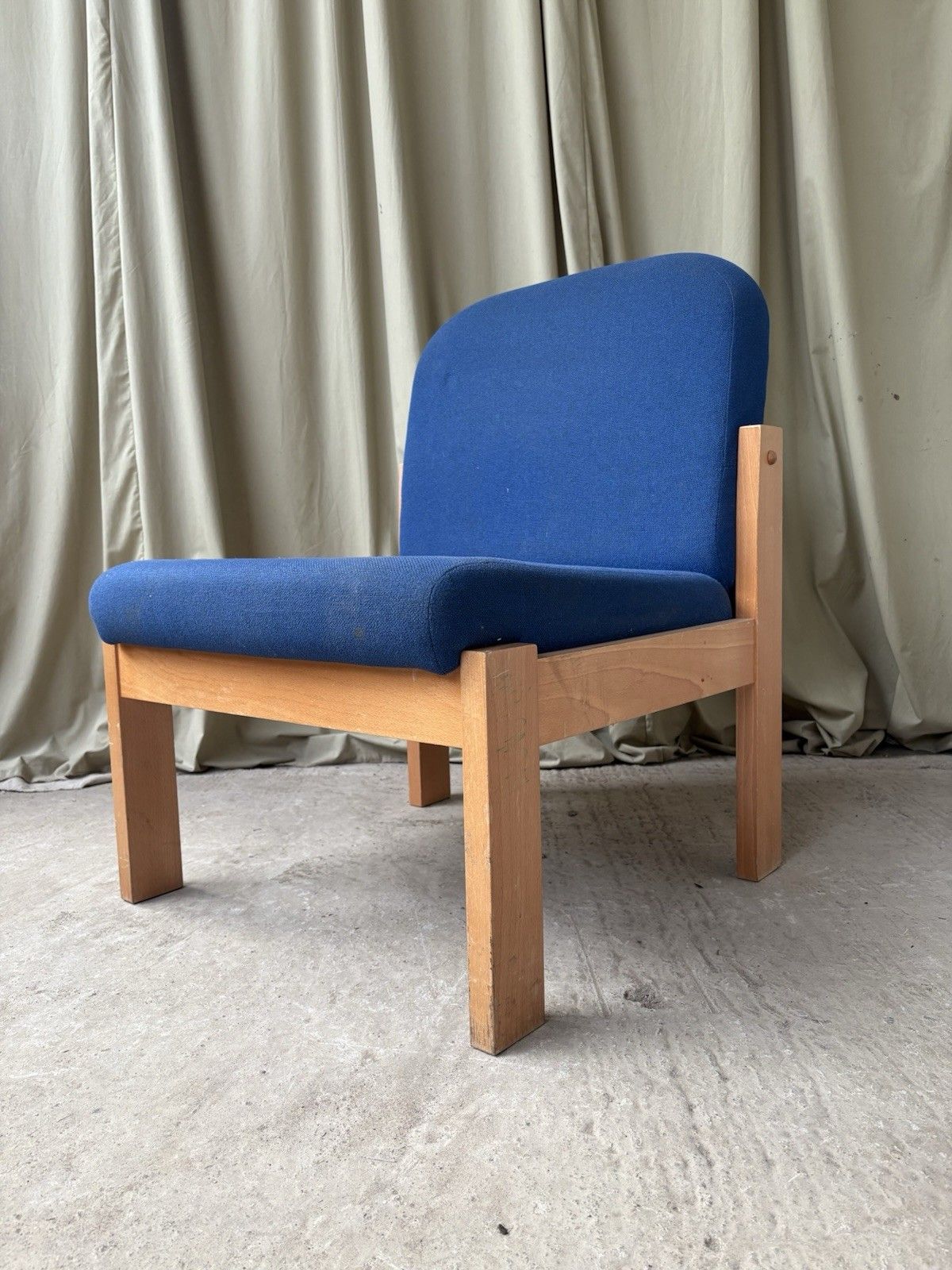 Vtg Late Mid Century Modernist Studio Lounge Chair Scandi Retro Modernist R1073 photo Furniture