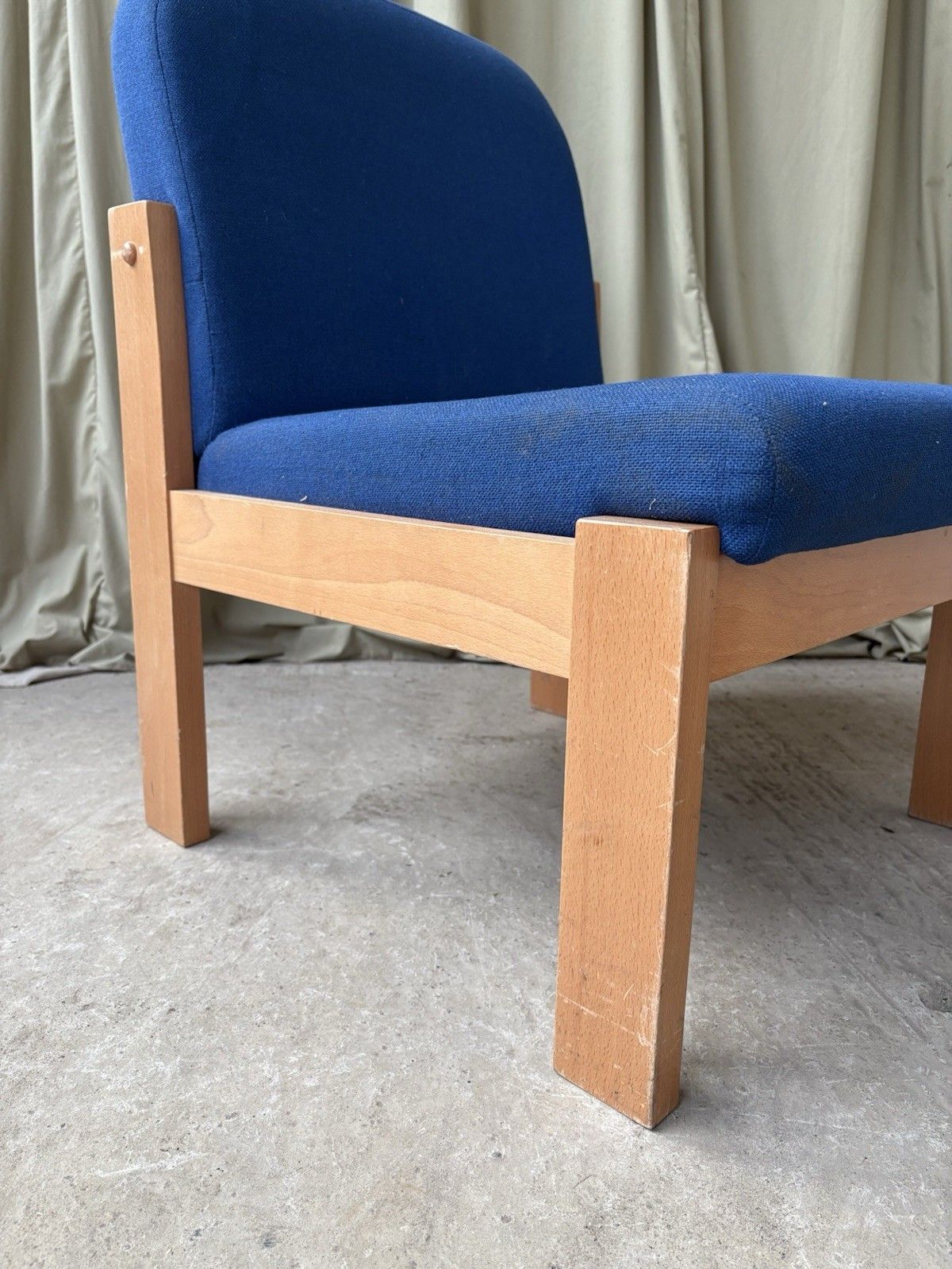 Furniture Vtg Late Mid Century Modernist Studio Lounge Chair Scandi Retro Modernist R1073 photo