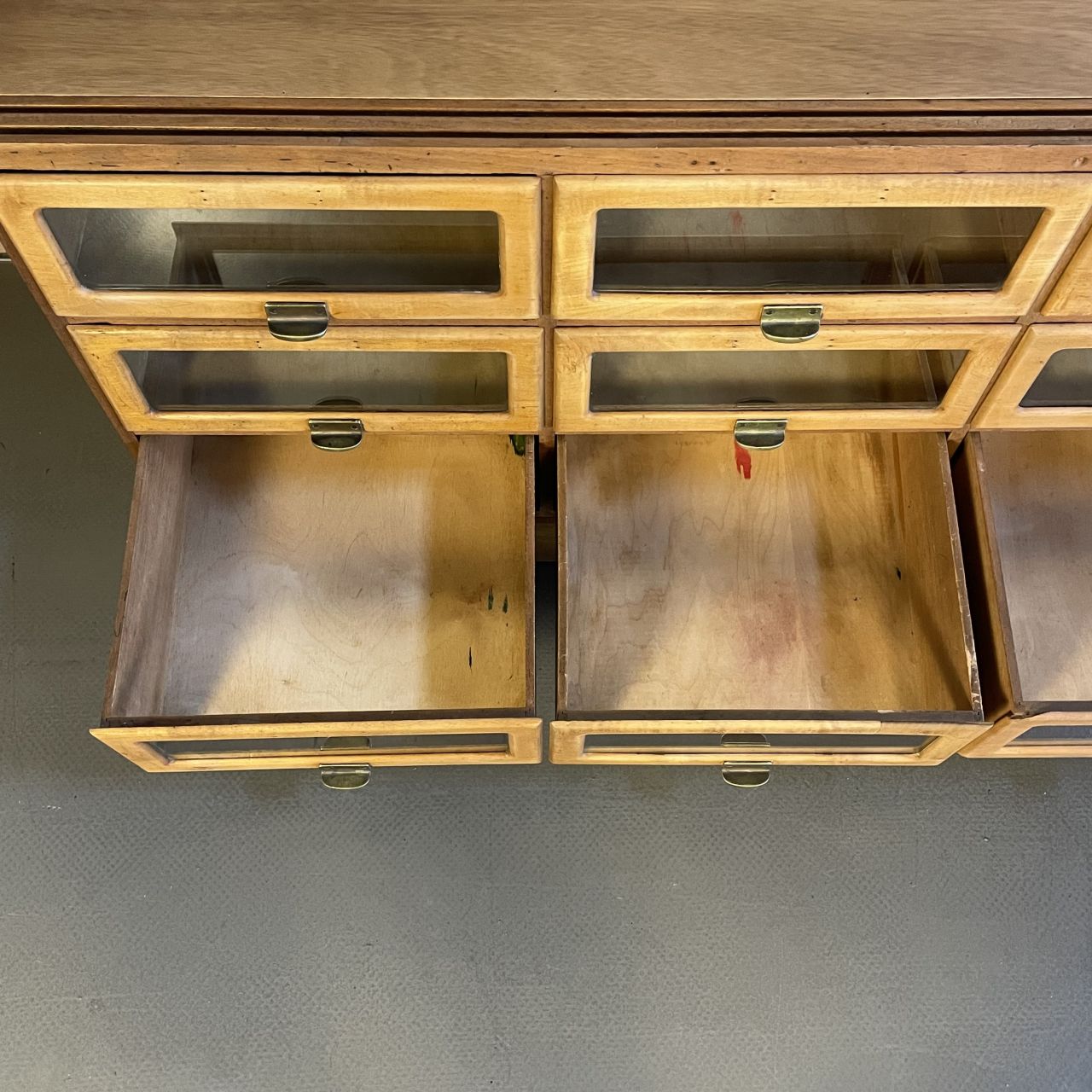 1930s 9 Drawer Haberdashery Cabinet photo furniture