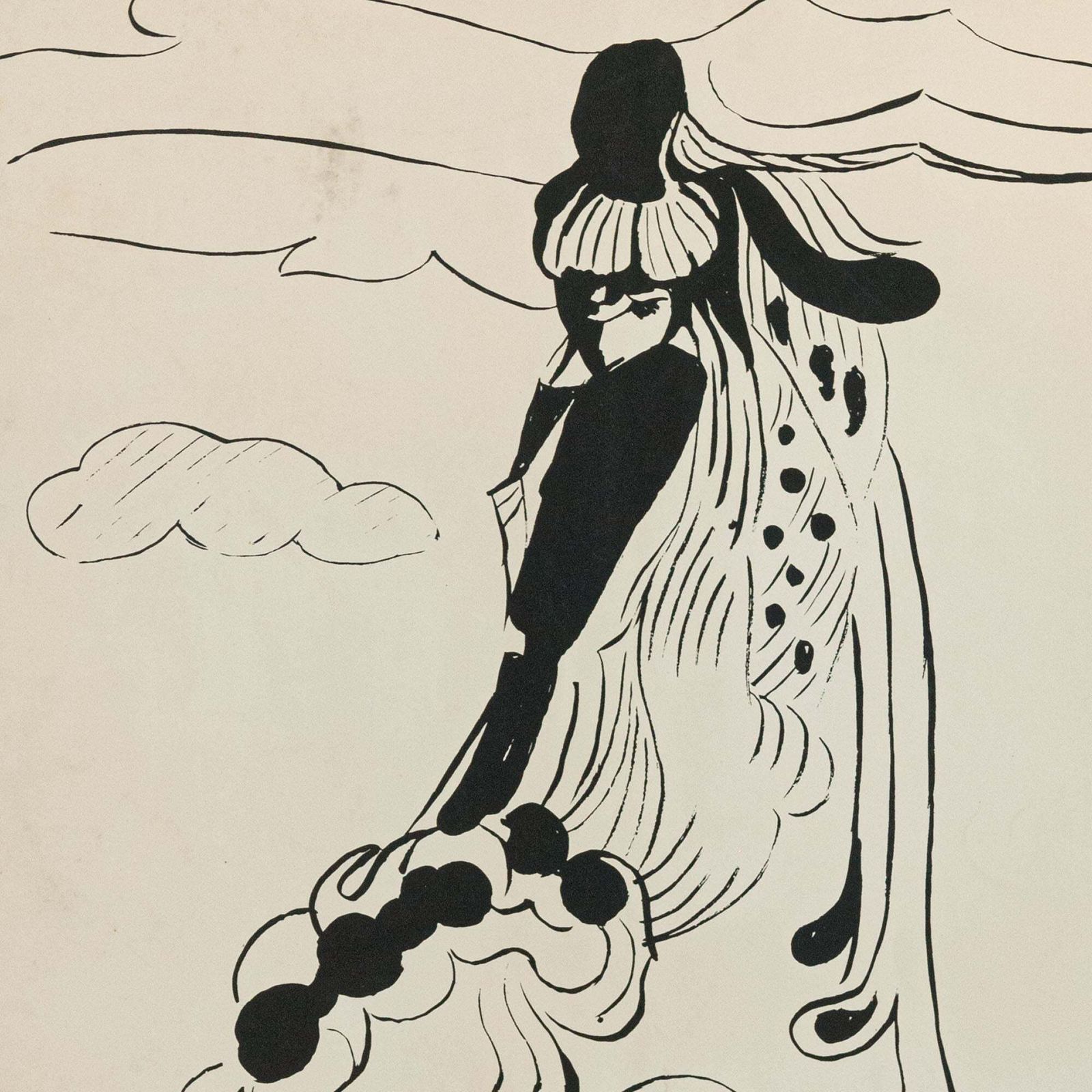 Aubrey Beardsley–Inspired Stylistic Limited Edition Silkscreen By Teresa Vilarrubias photo furniture