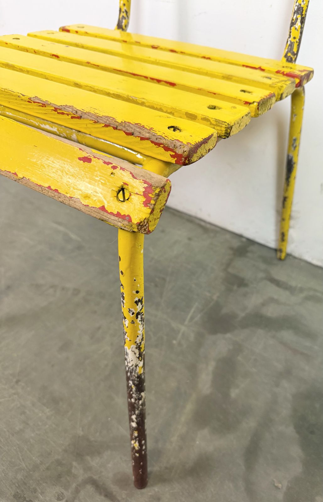 Vintage Yellow Chair, 1960s, Iron photo buy