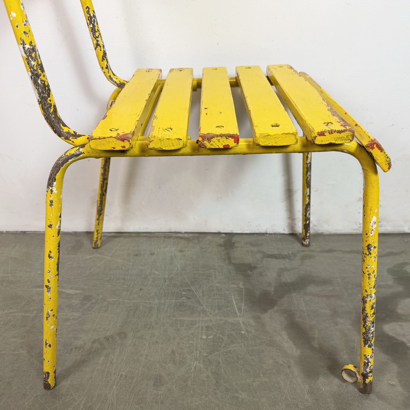 Garden Furniture Vintage Yellow Chair, 1960s, Iron photo