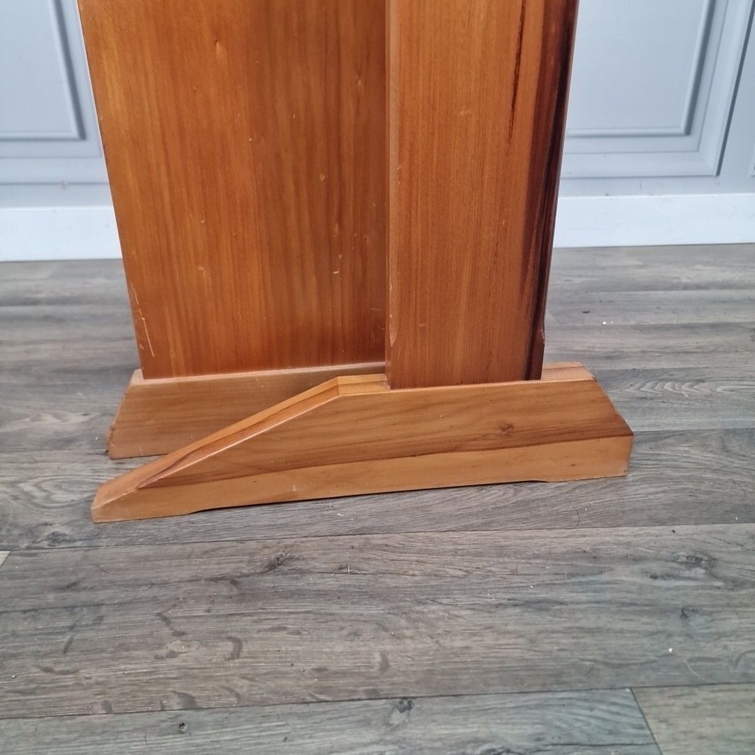 Vintage Wooden Child's Desk Lift Up School Writing Bench Seat Chair Children's photo vinterior