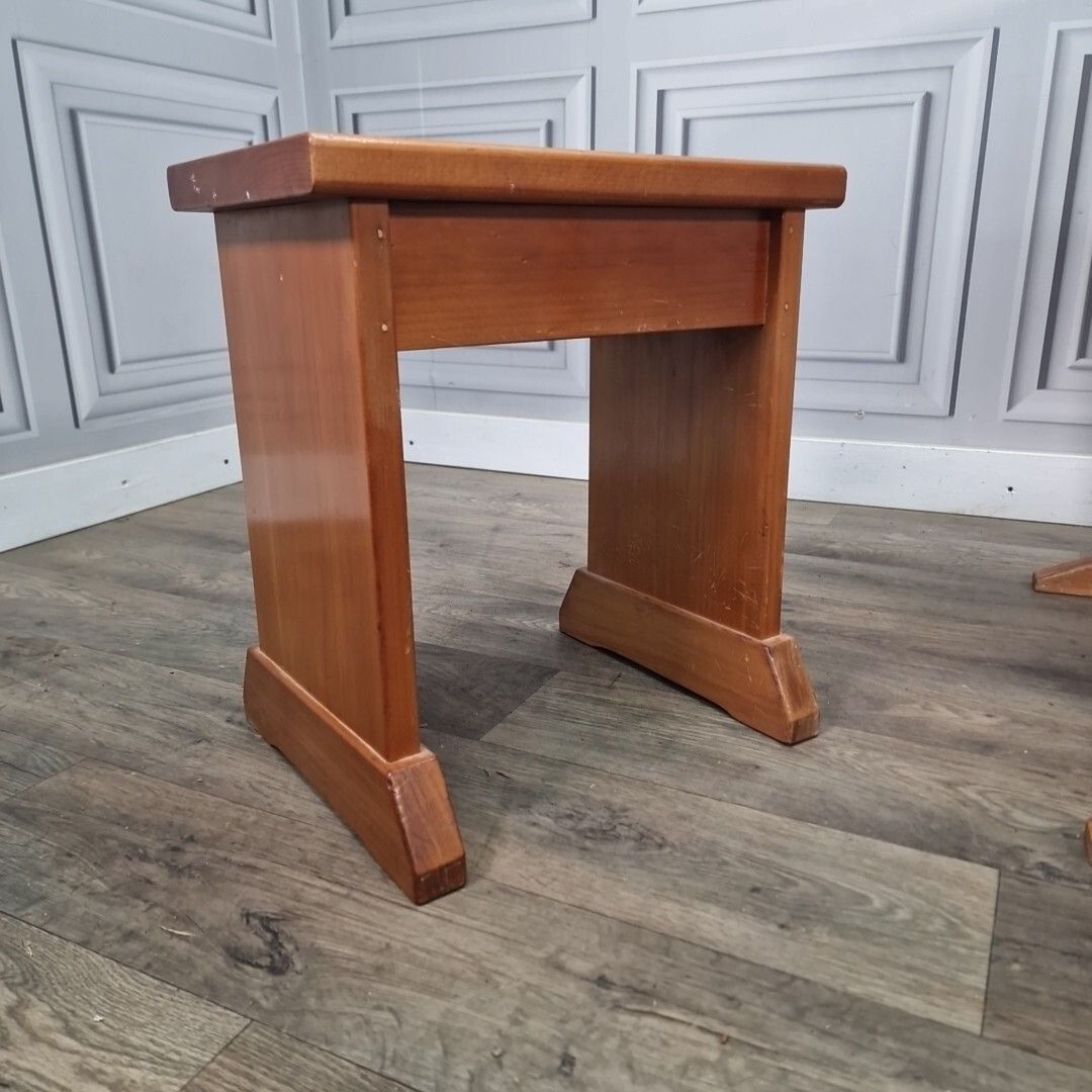 photo for sale Vintage Wooden Child's Desk Lift Up School Writing Bench Seat Chair Children's