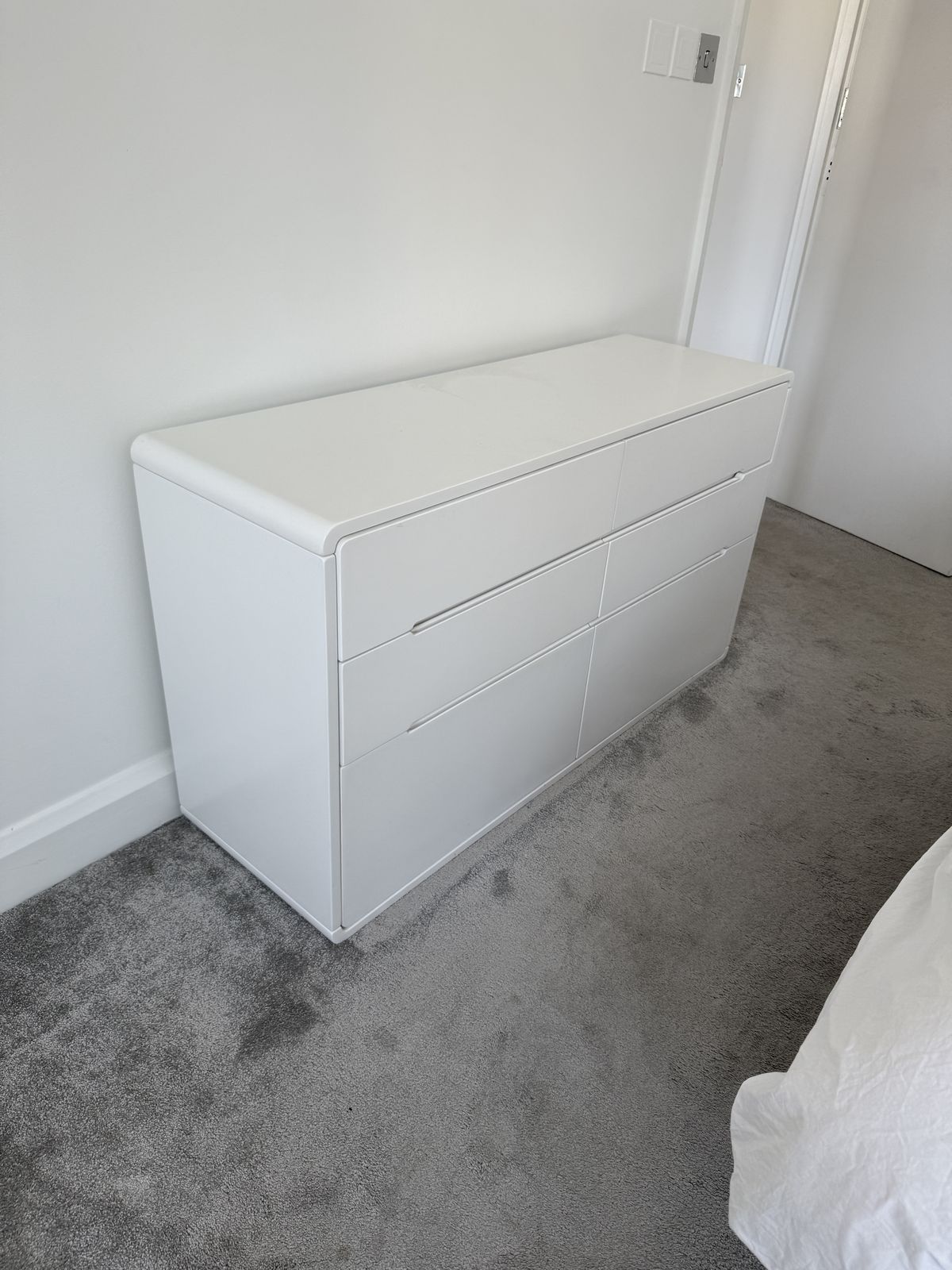 Chest Of Drawers Dressing Table White photo for sale