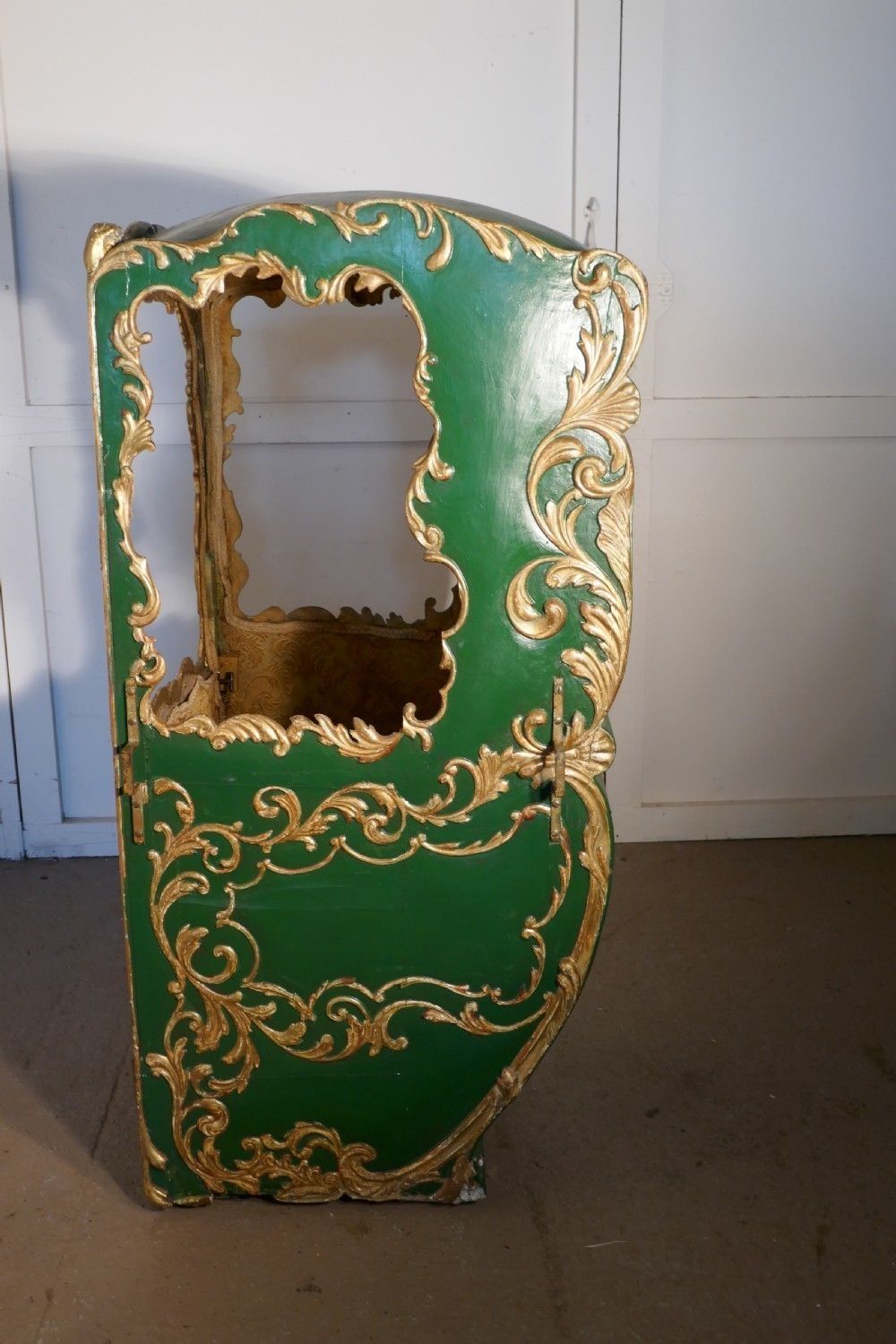 19th Century Italian Sedan Chair photo vintage